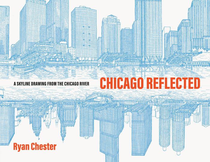 Chicago reflected: A skyline drawing from the Chicago river