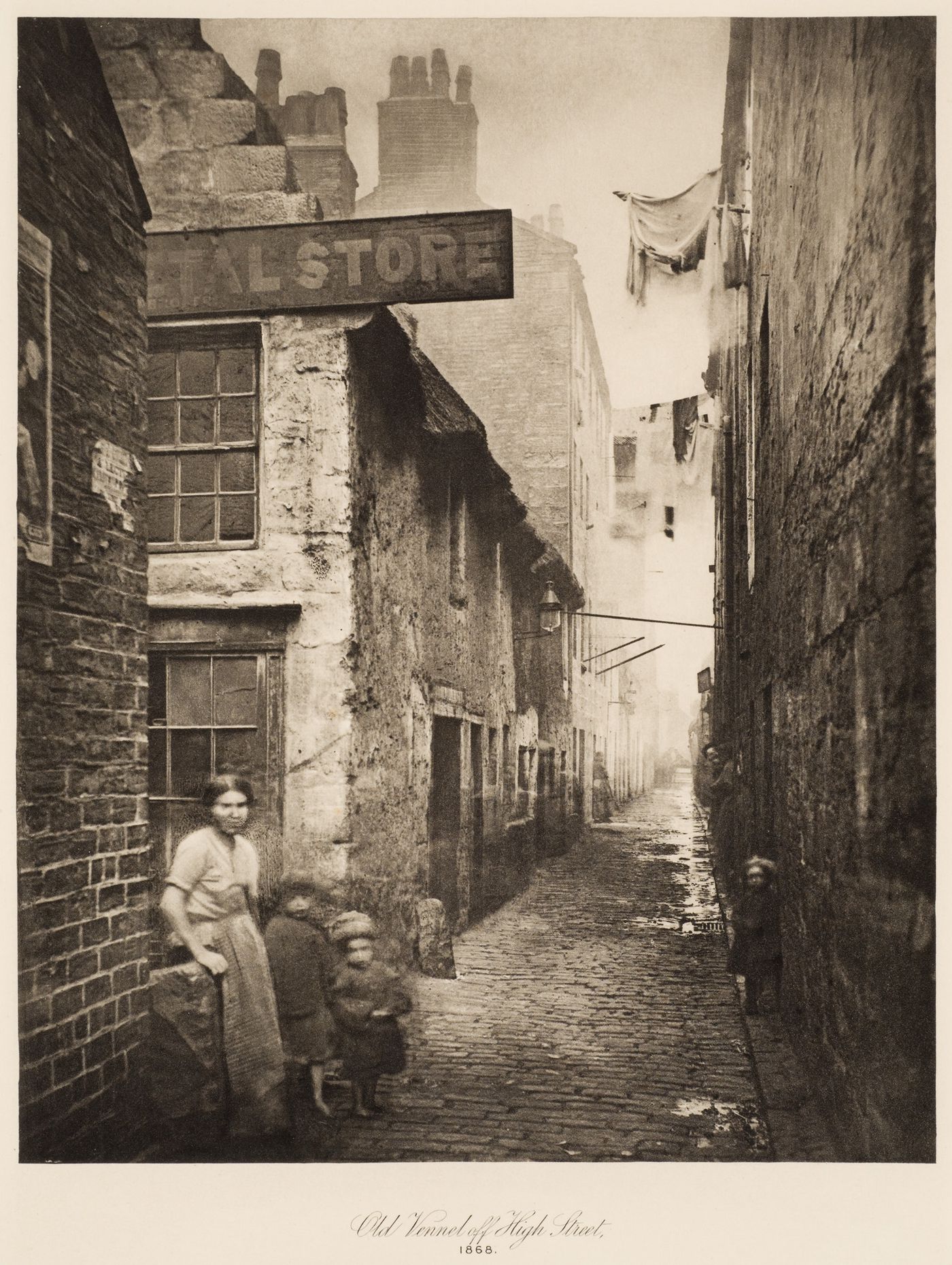 Old Vennel off High Street, 1868