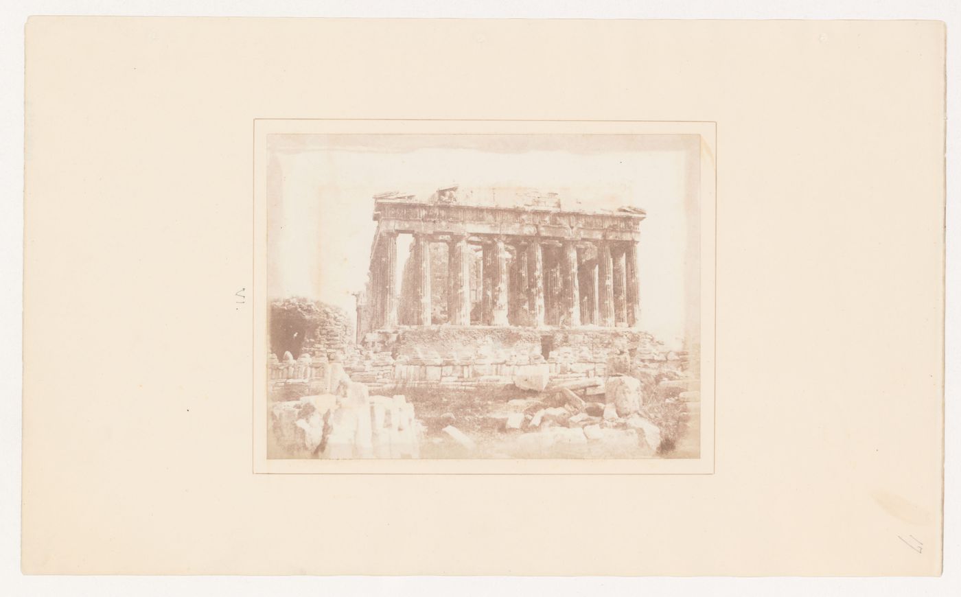 The Parthenon - the western front
