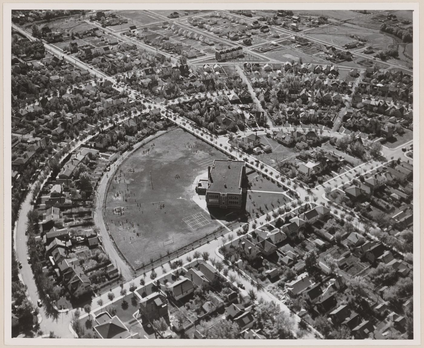 Streets surrounding Davin Public School, Regina, Saskatchewan (attended by photog. G.H.)