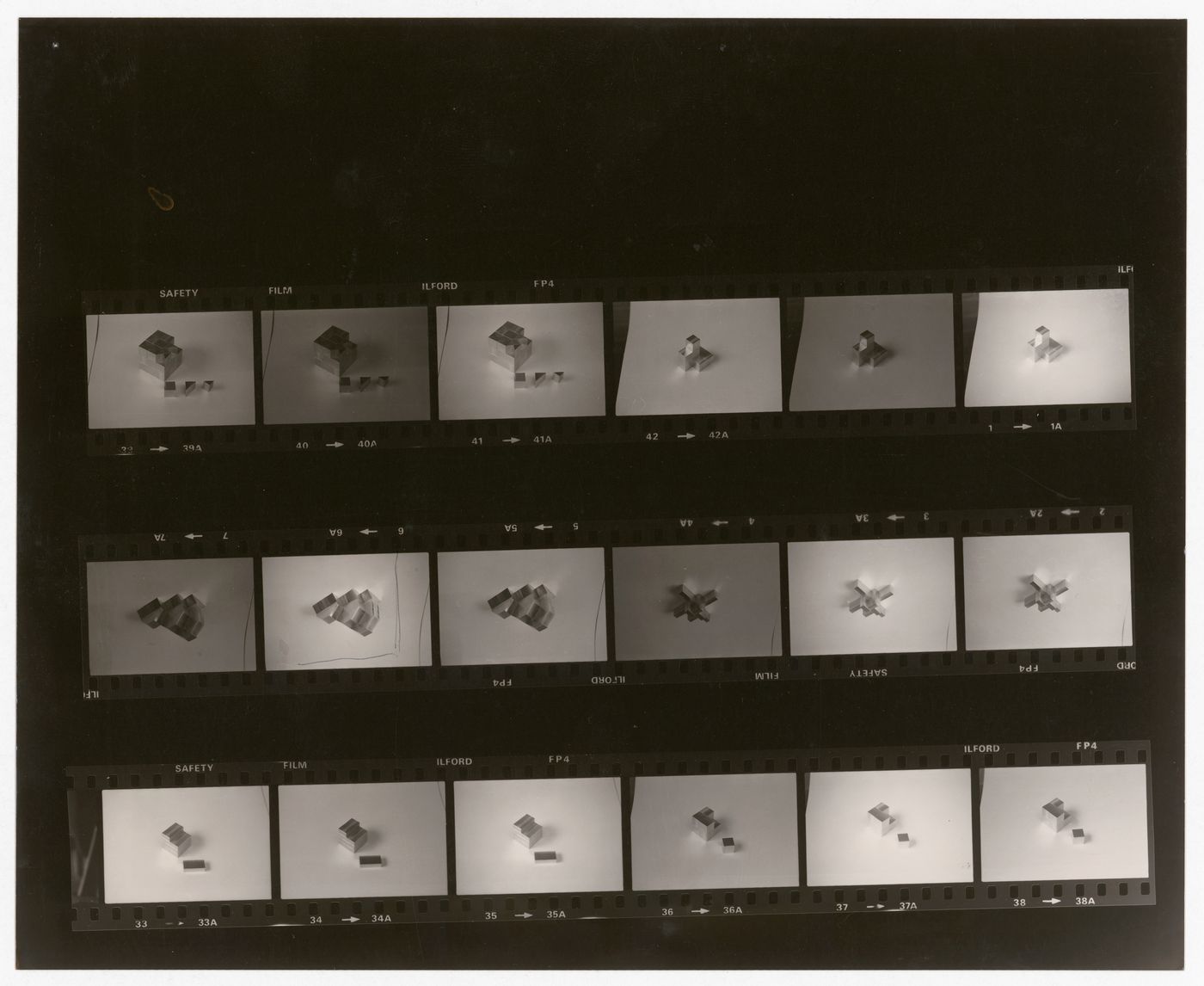 Contact sheet of blocks