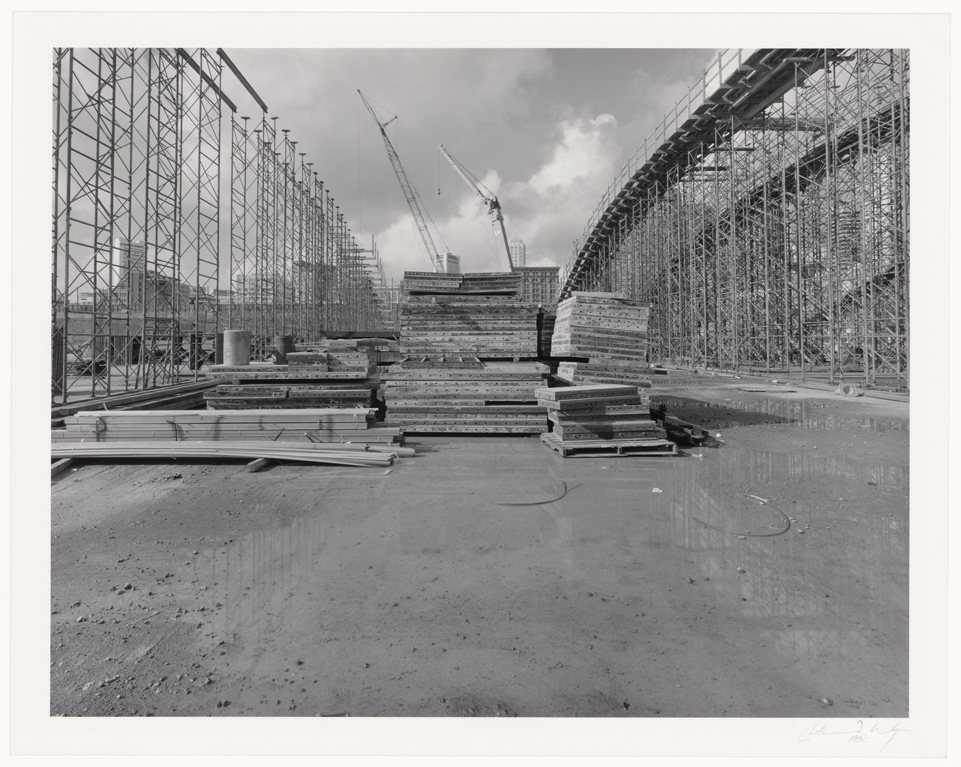 Arch Construction II, George Moscone Site / Verda Buena Project, San Francisco. Calif. U.S.A. 1980