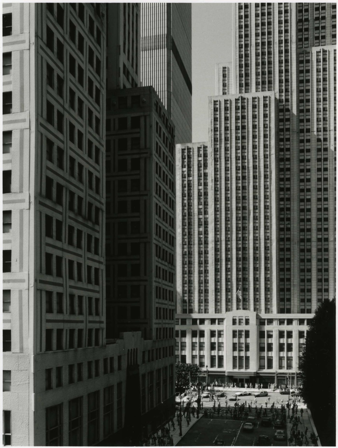 Partial view of a model of New York City, New York showing the Chrysler Building and the Empire State Building, at Tobu World Square, Tochigi Prefecture, Japan