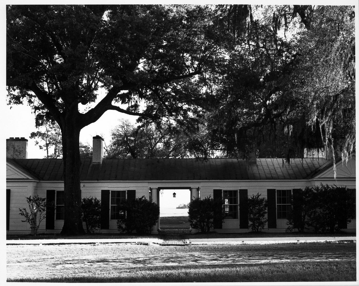 Partial view of the Chehaw Combahee plantation house, South-Carolina