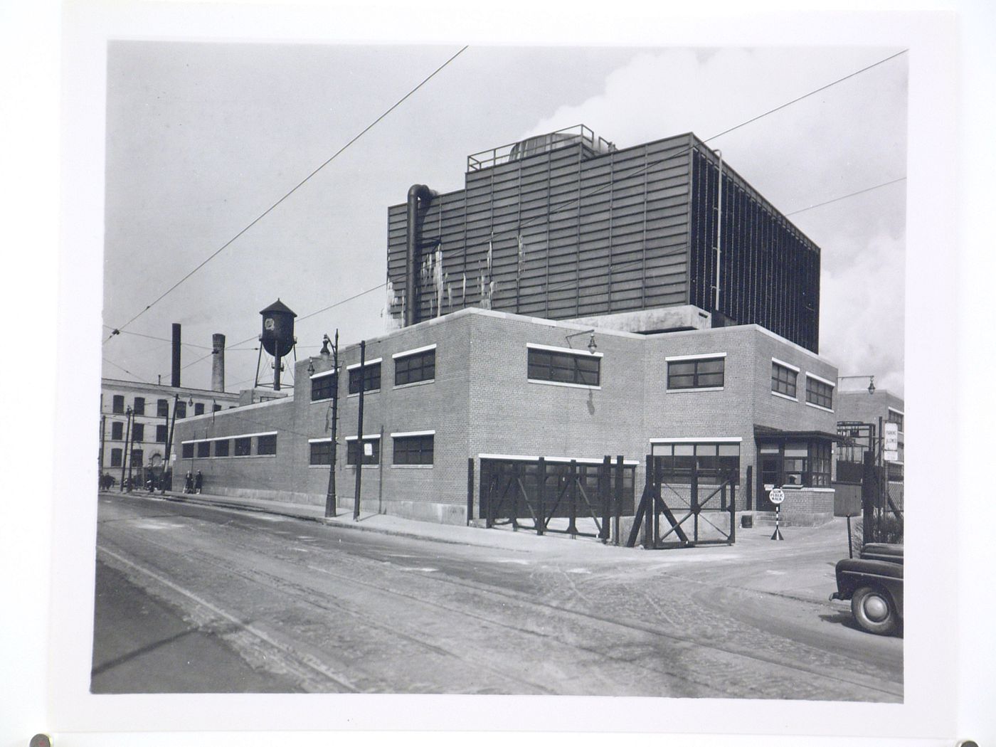 View of a Test Cell of the Packard Motor Car Company Assembly Plant (now abandoned) East Grand Boulevard, Detroit, Michigan