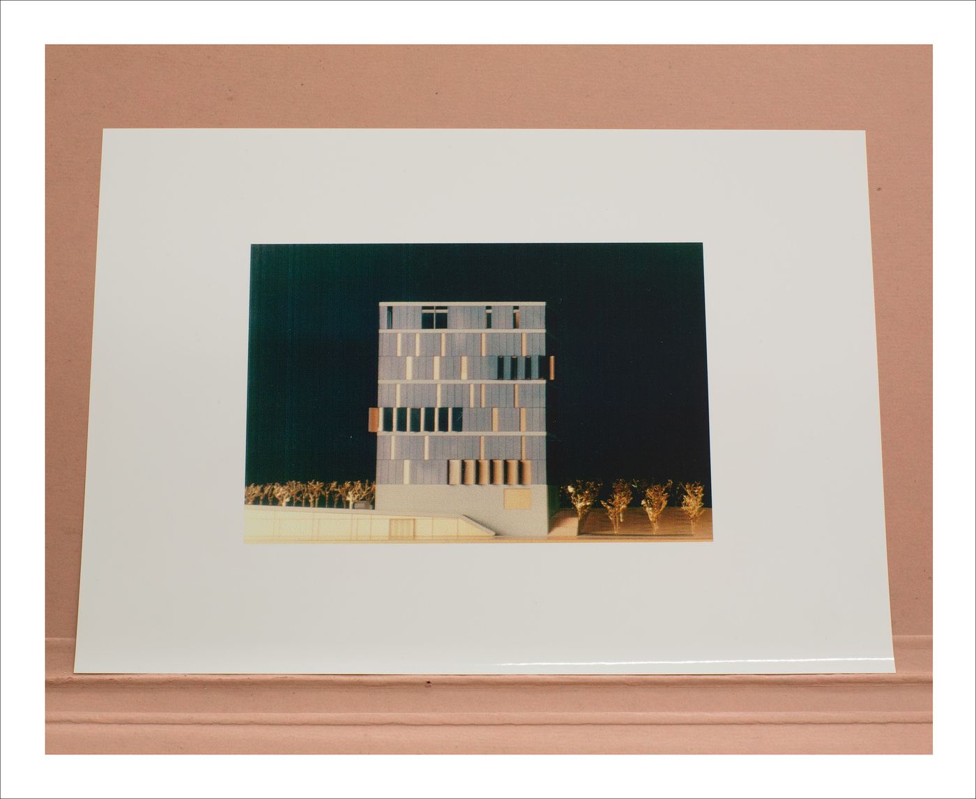 Proofs of Relevance: Photograph of a model of the Usera Public Library, Abalos & Herreros (1994-2003), Madrid, Spain