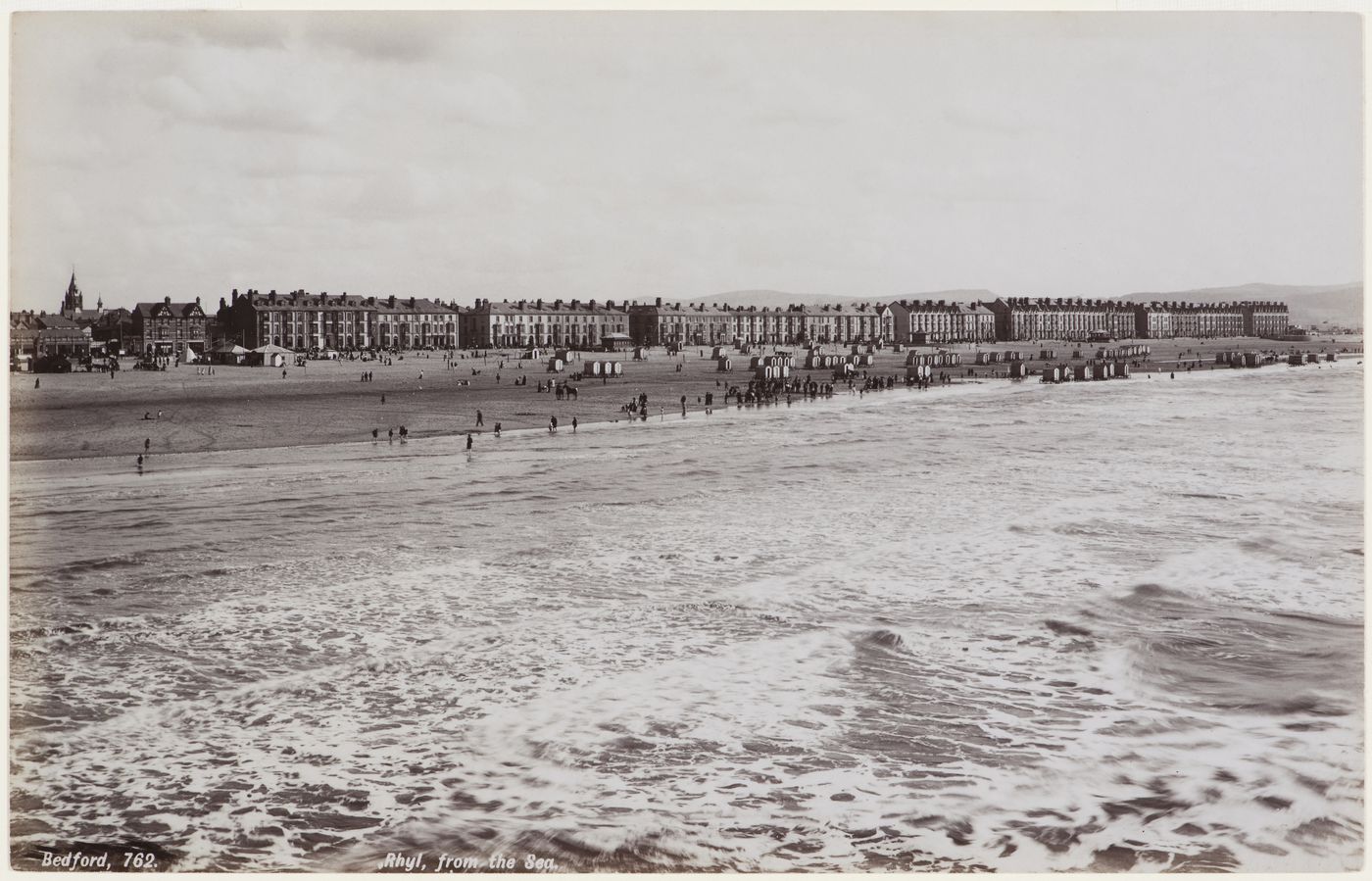 Rhyl, from the sea.