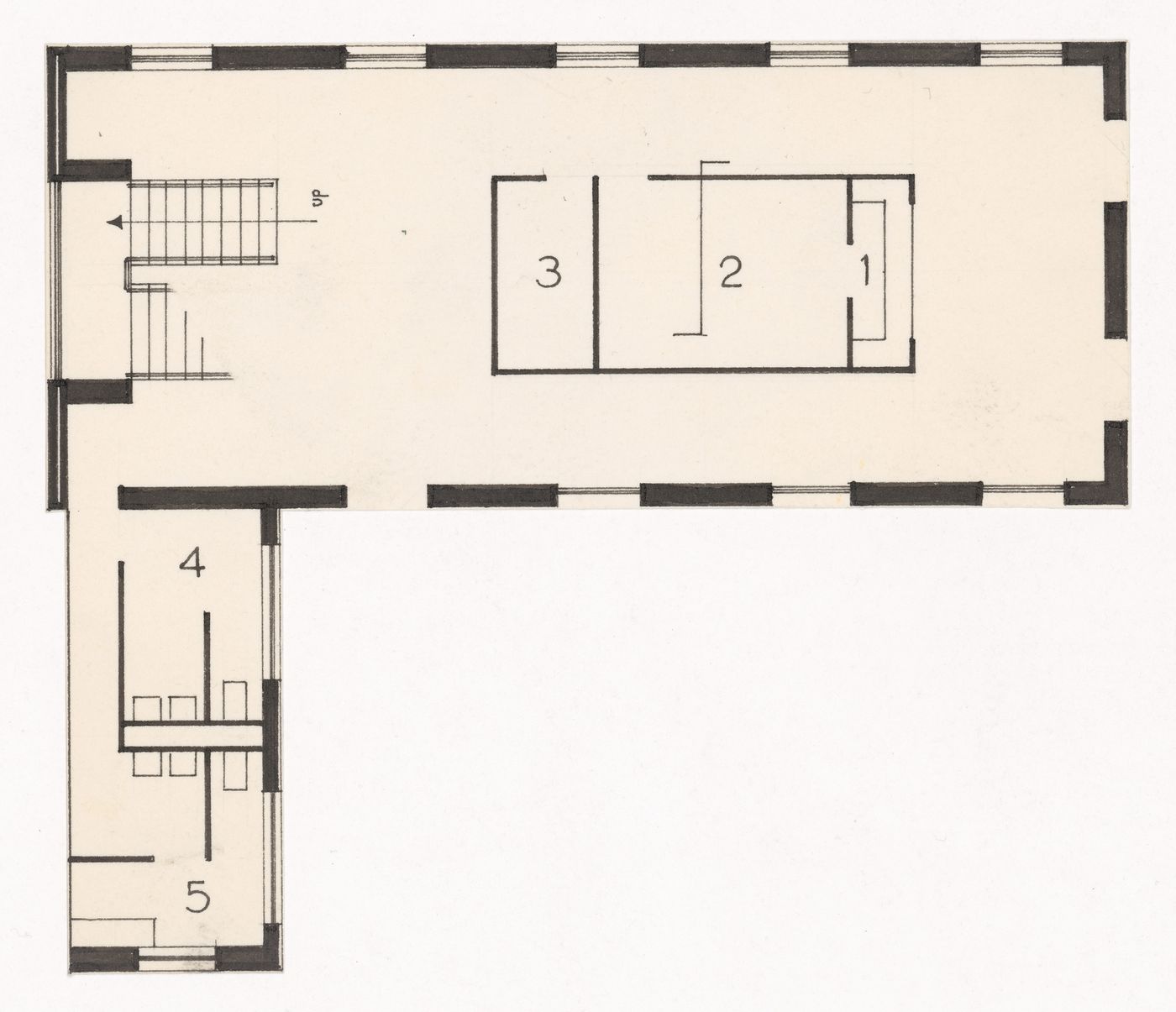 Floor plan for The Shape of Cambridge: A Plan, Cambridge University, England