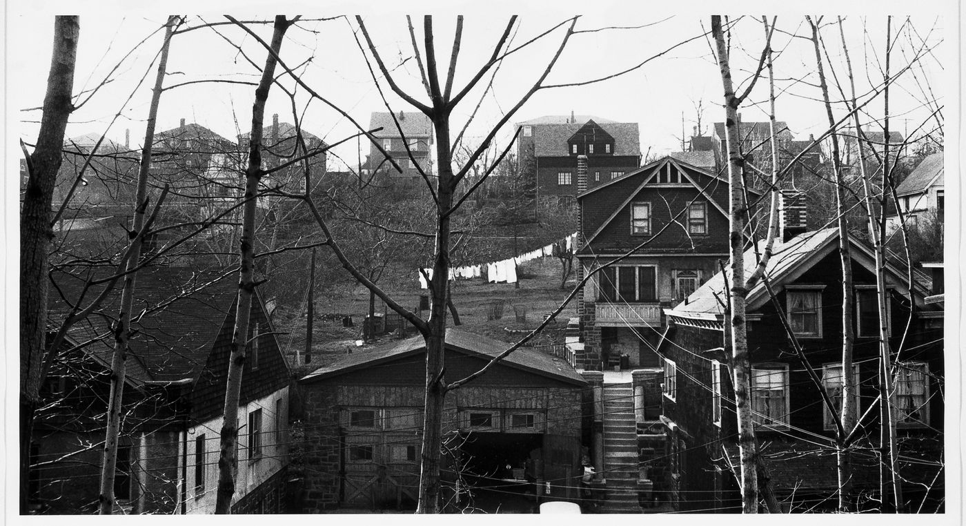 View of houses and trees, New Jersey
