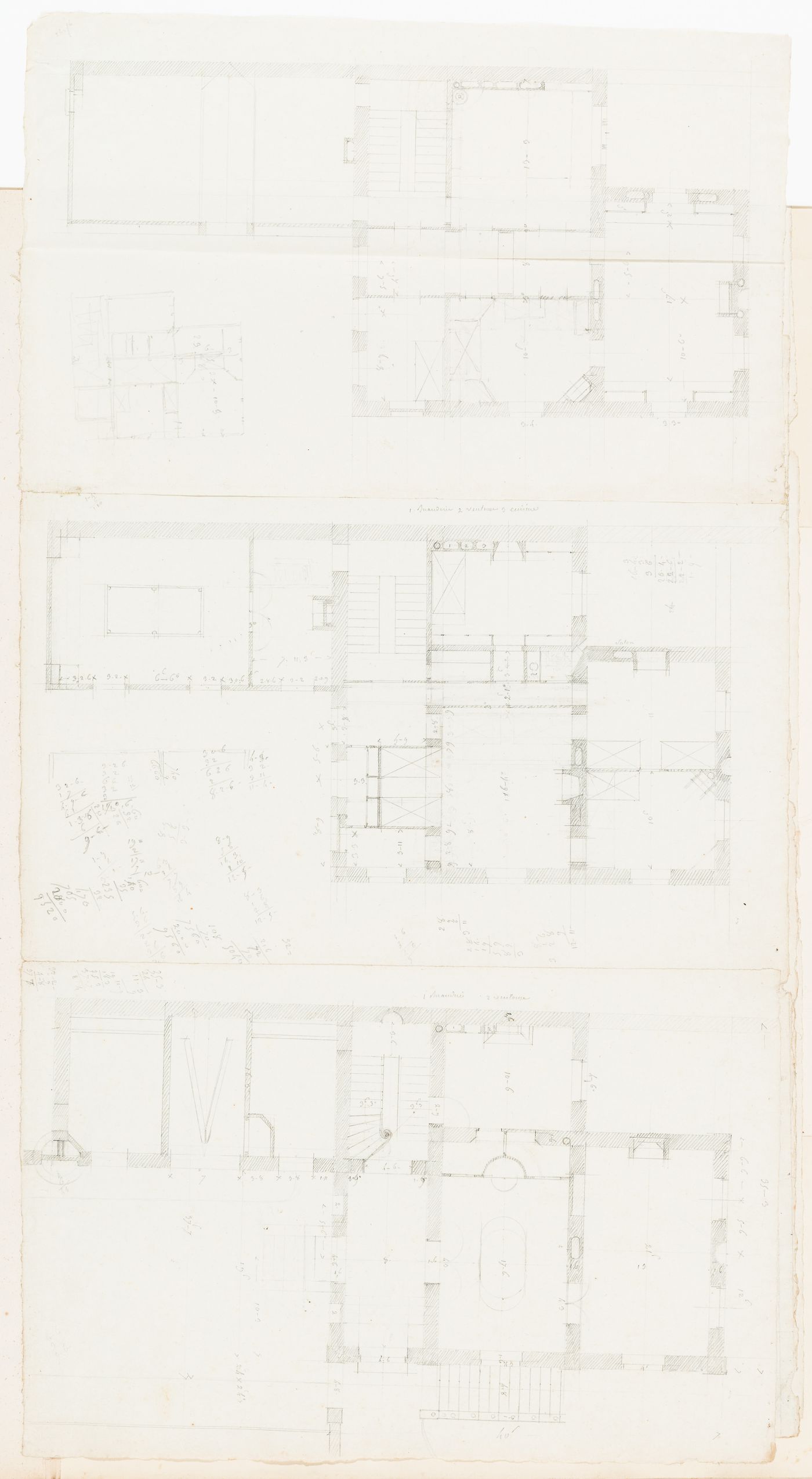 Rohault de Fleury House, 12-14 rue d'Aguesseau, Paris: First floor plan