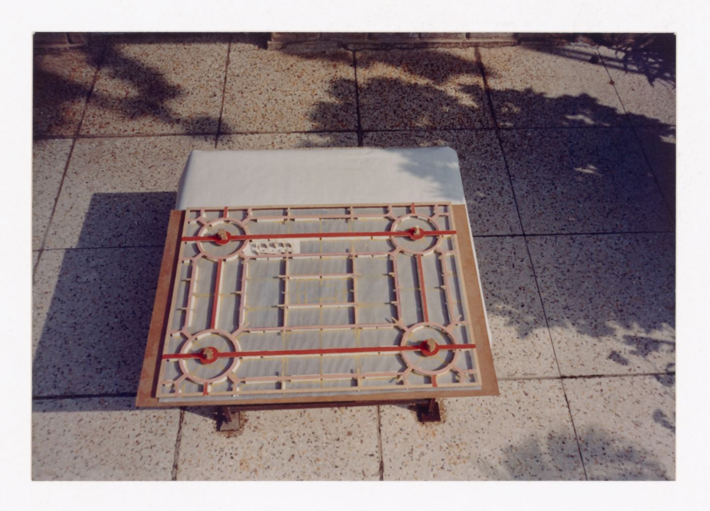 Photograph of model for Linear city, Chandigarh, India