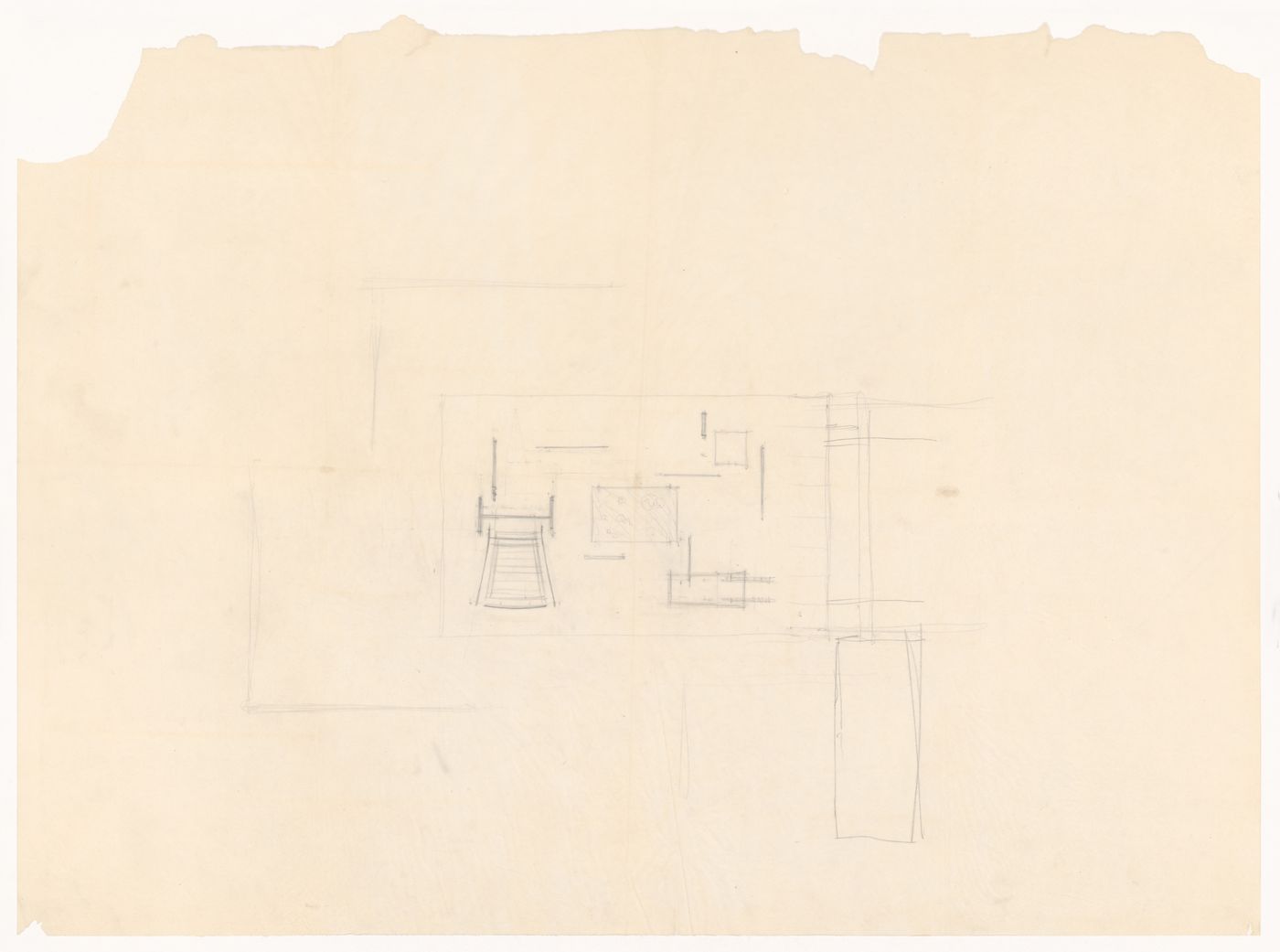 Sketch plan for Museum for a Small City