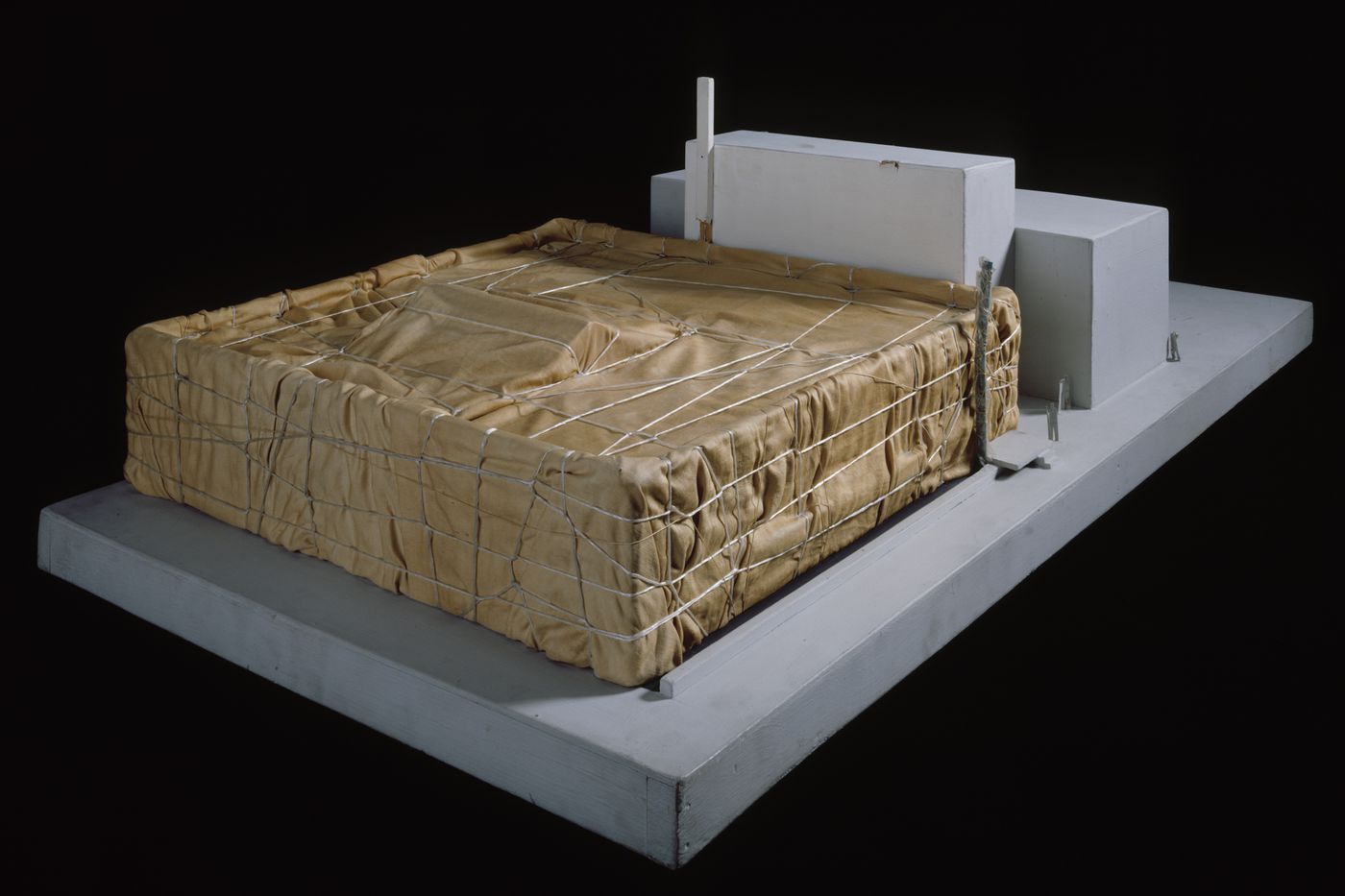 Model of wrapped museum project for Museum of Contemporary Art, Chicago, Illinois