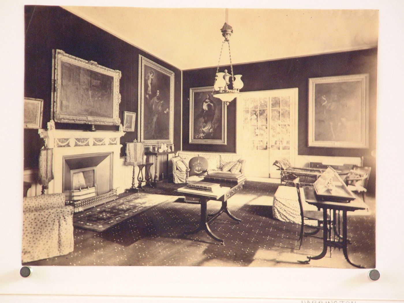 "Aynho", interior view of sitting room, Northamptonshire [?], England