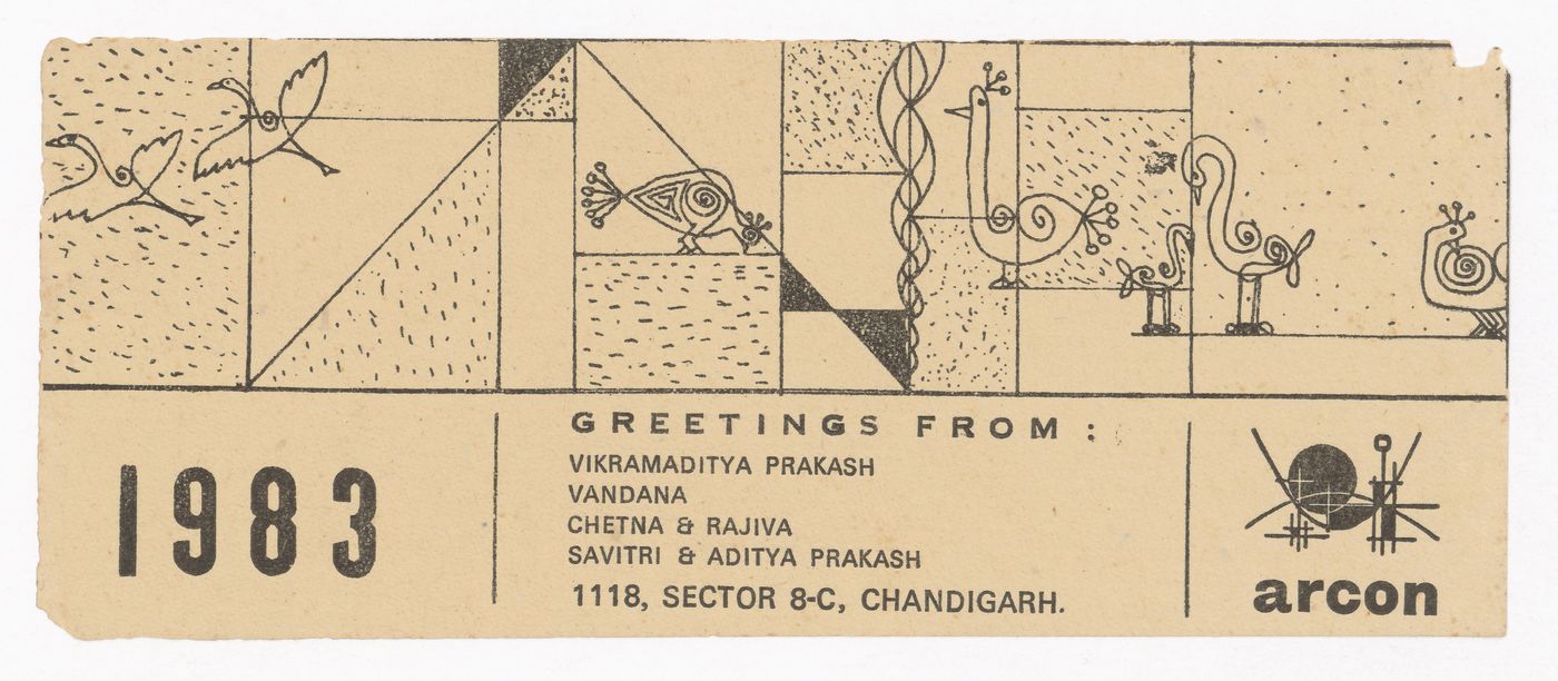 Greeting card with birds by Aditya Prakash