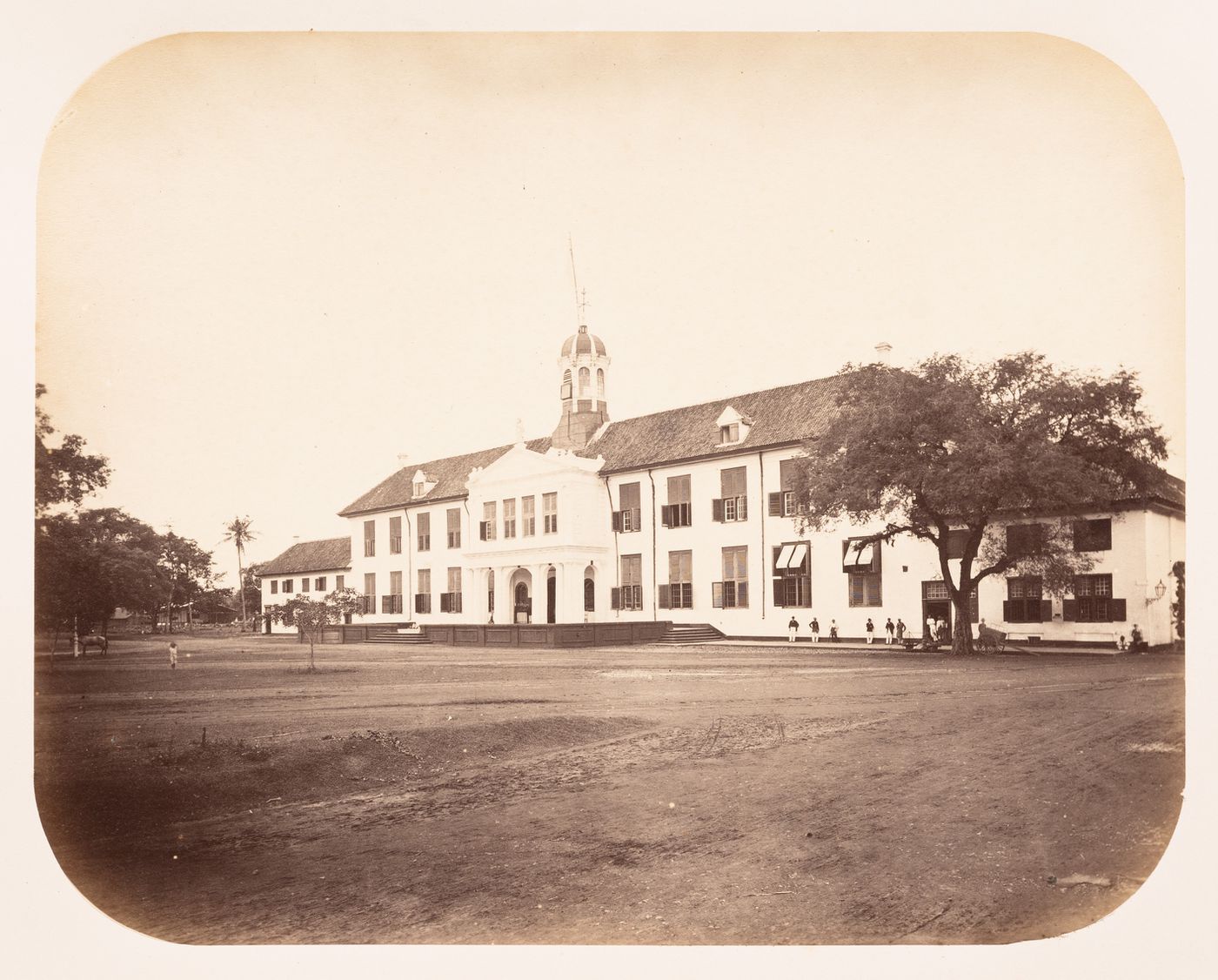 View of the Stadhuis [City Hall], Batavia (now Jakarta), Dutch East Indies (now Indonesia)