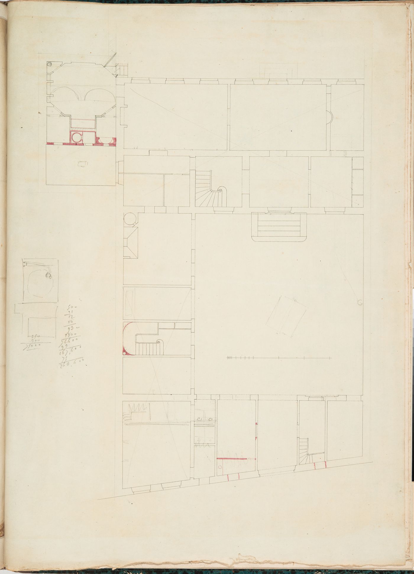 Project for renovations for a house for M. le Dhuy: Ground floor plan