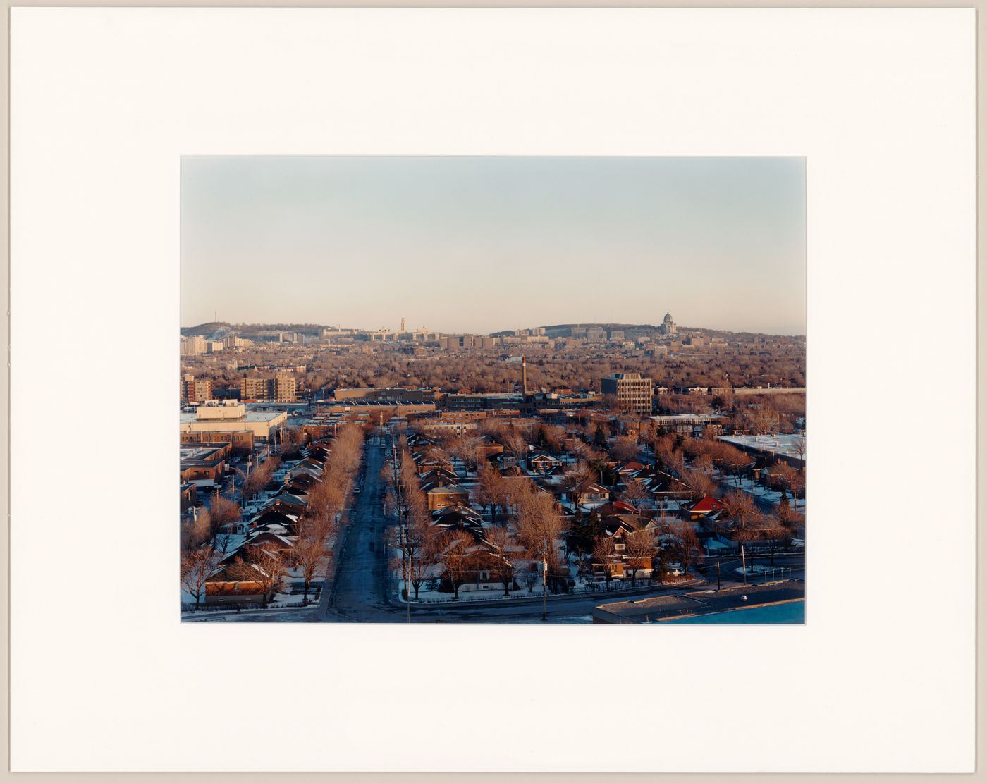 Distant view of the Université de Montréal and St. Joseph's Oratory, Montréal, Québec