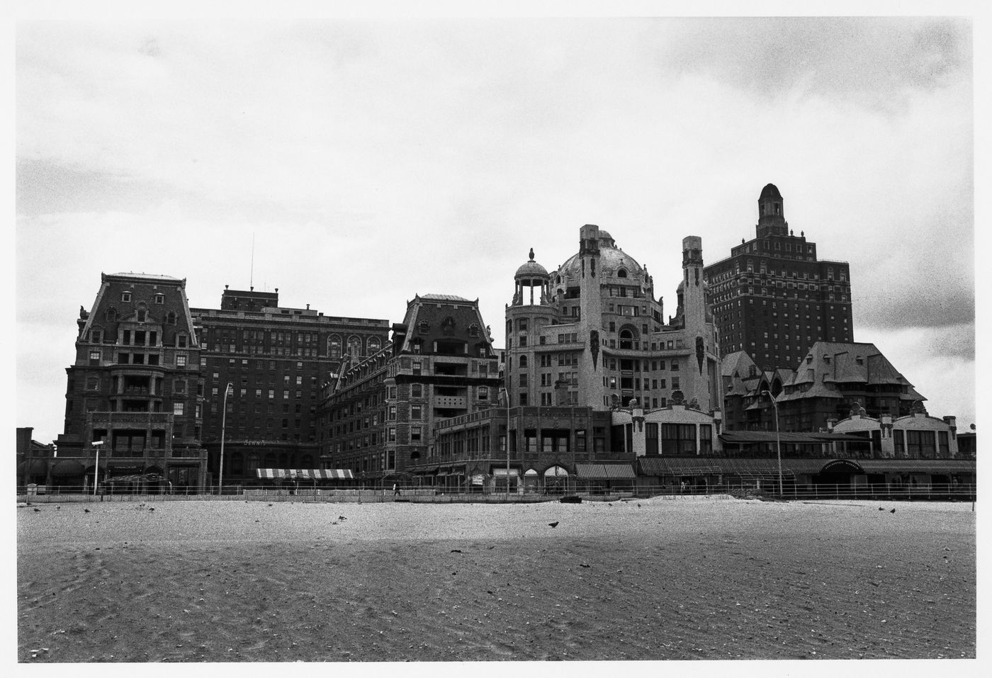 View of holiday resorts from the beach, Atlantic City, New Jersey