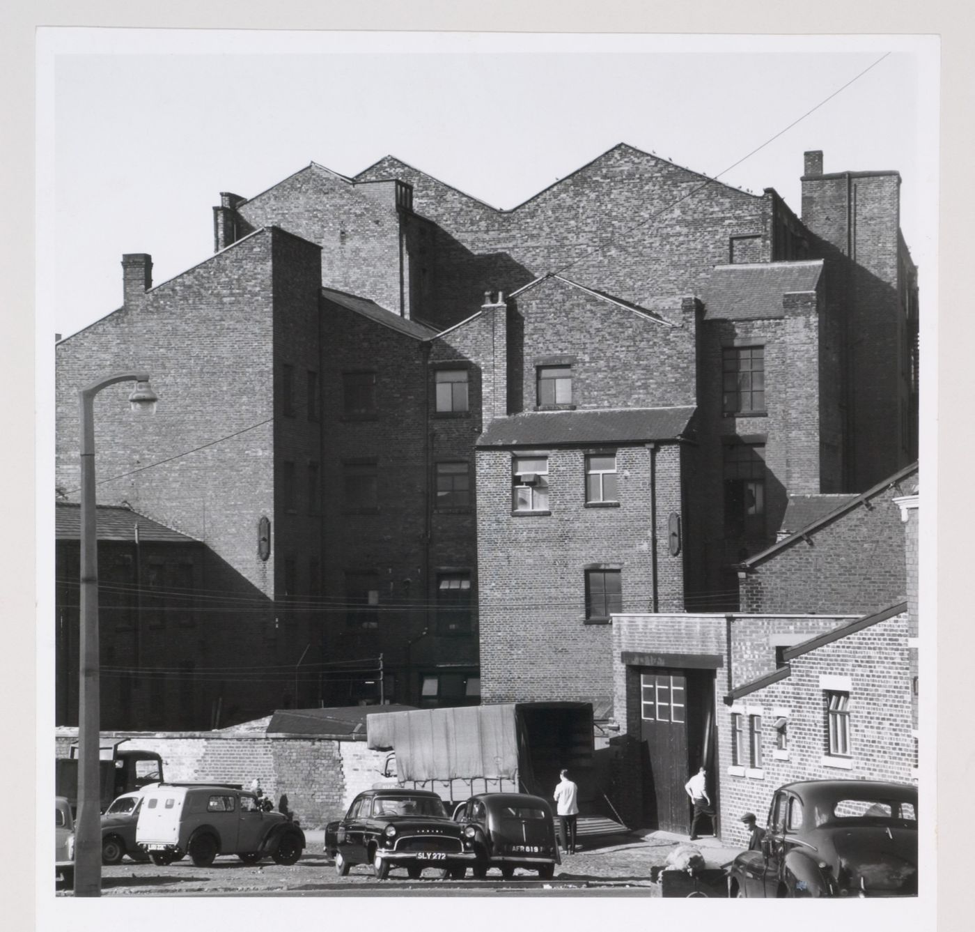 Housing redevelopment in Avenham, Preston, England: warehouses on adjoining site