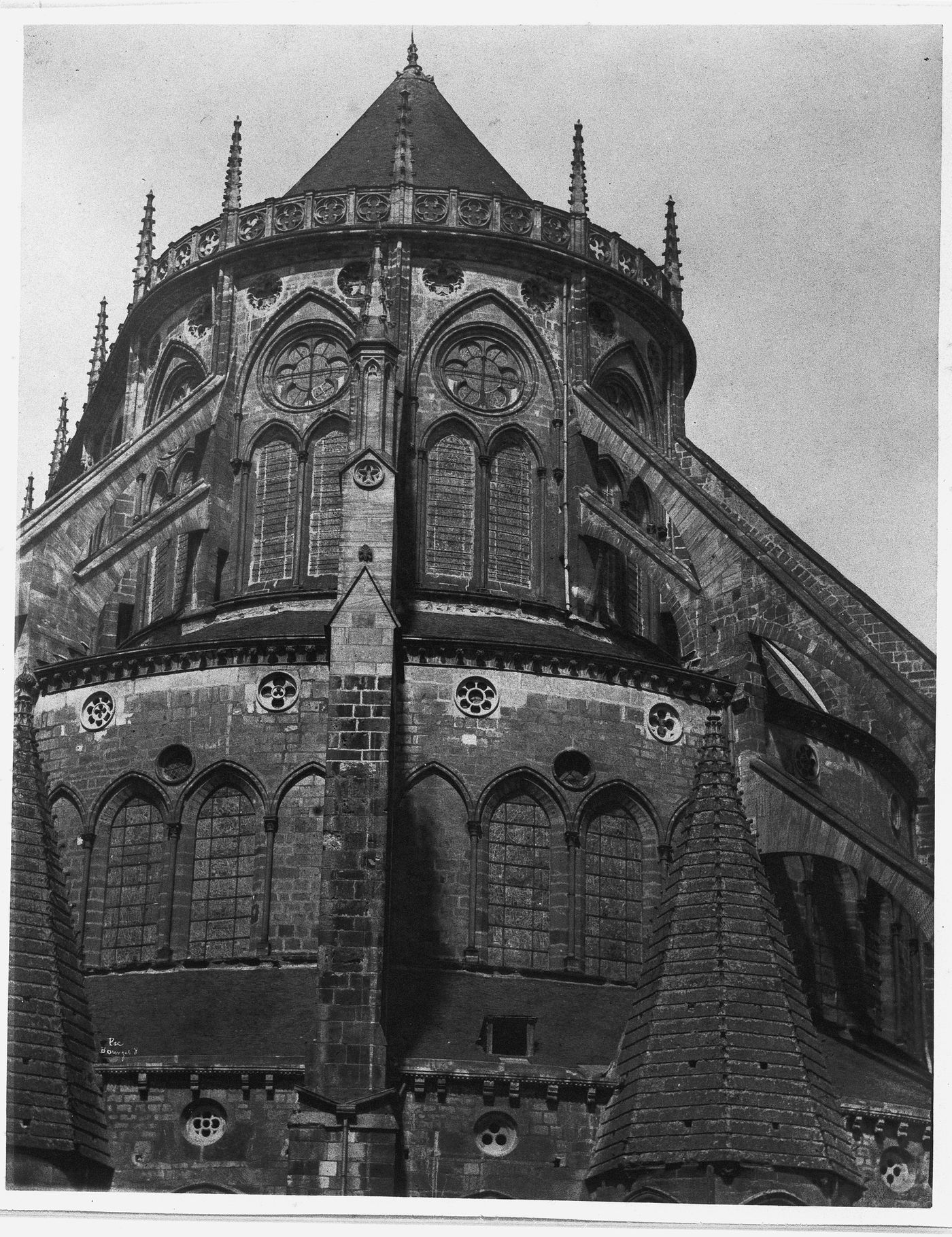 View of the apse, Bourges Cathedral, Bourges, France