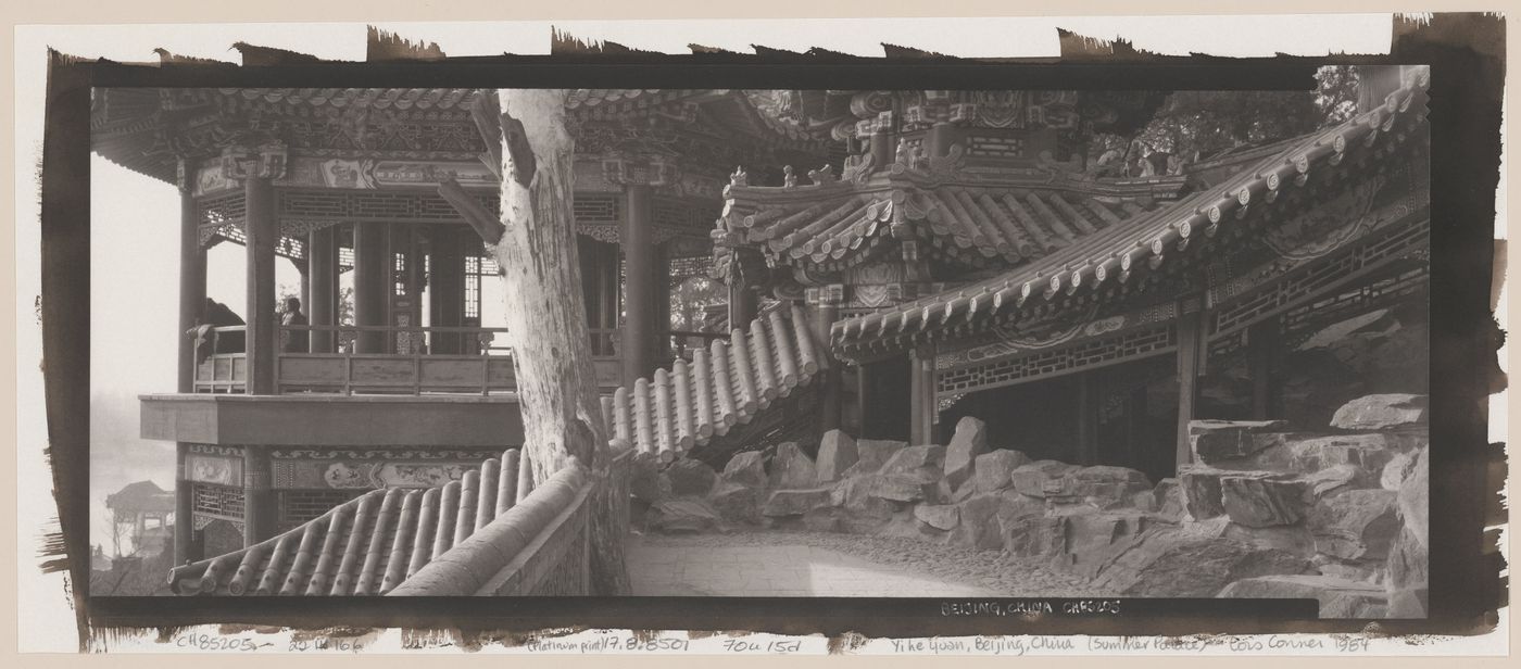 Partial view of the 'Strolling Through a Picture-Scroll' [Hua Chung Yu] building complex, Yihe Yuan (also known as the Summer Palace and formerly the Garden of the Clear Ripples [Qing Yi Yuan]), Beijing, China