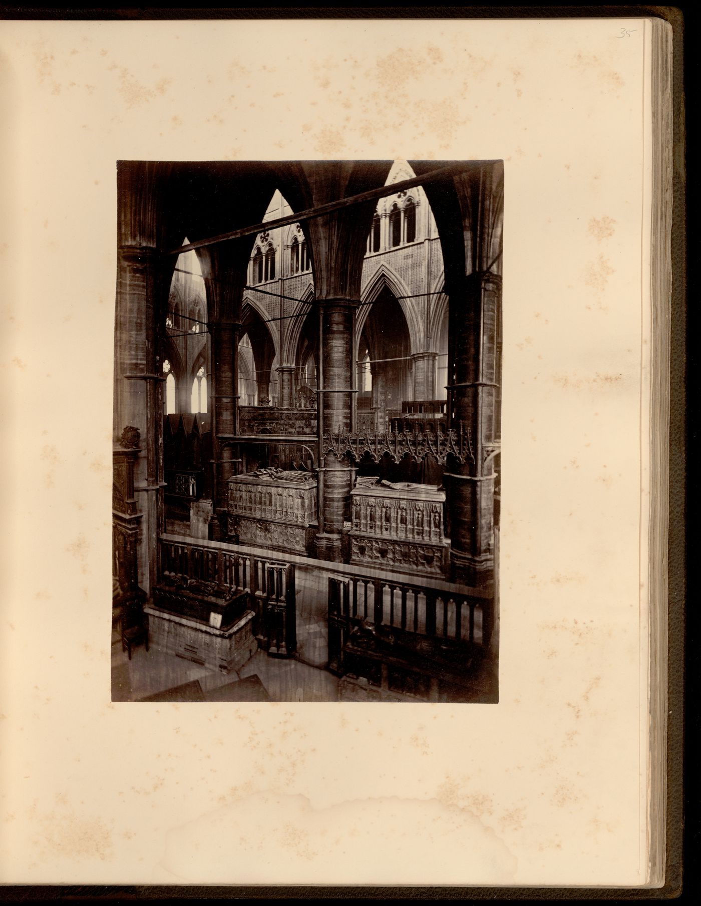 Plate from book ''The Abbey and Palace of Westminster''