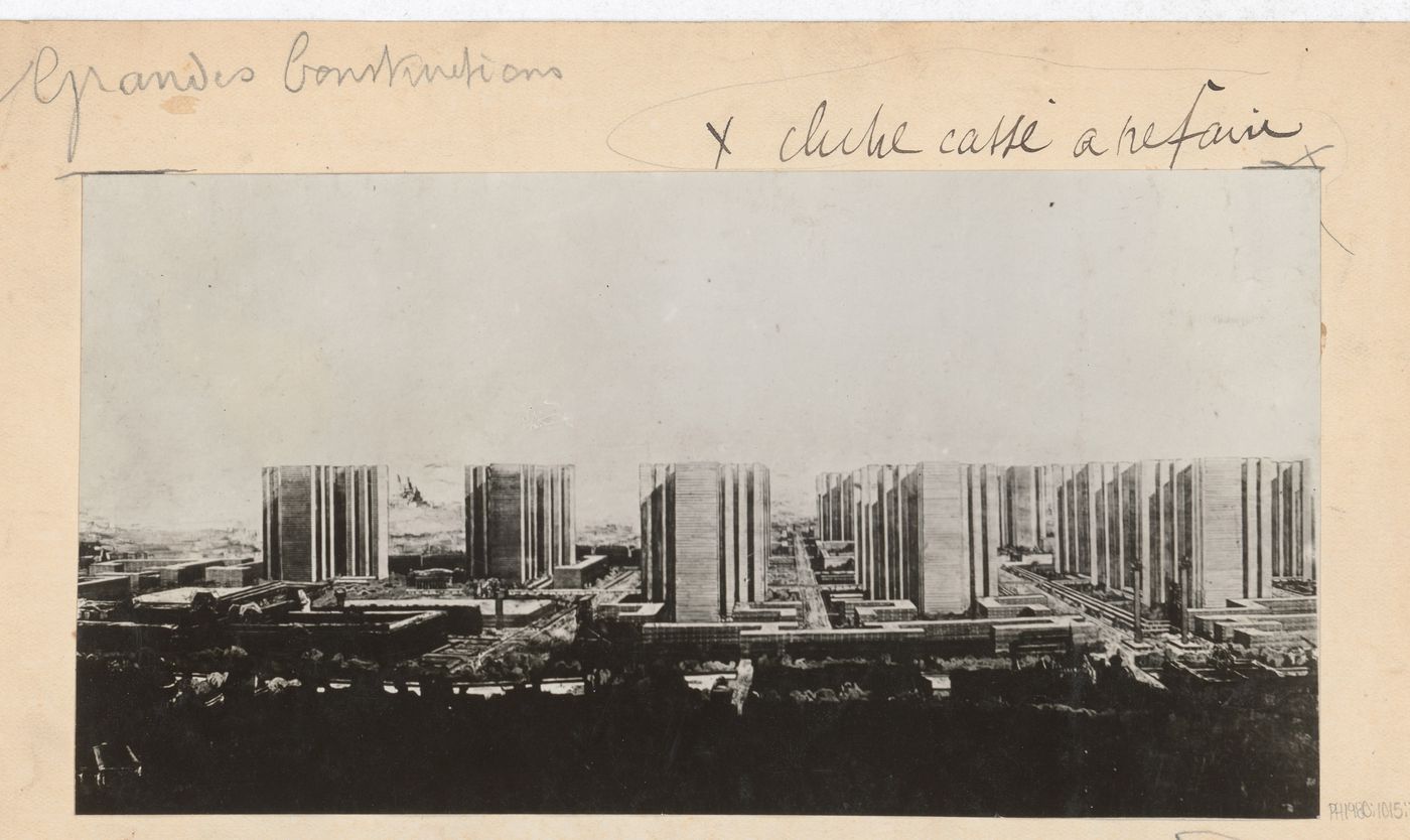 Le Corbusier Le Plan Voisin De Paris 1925