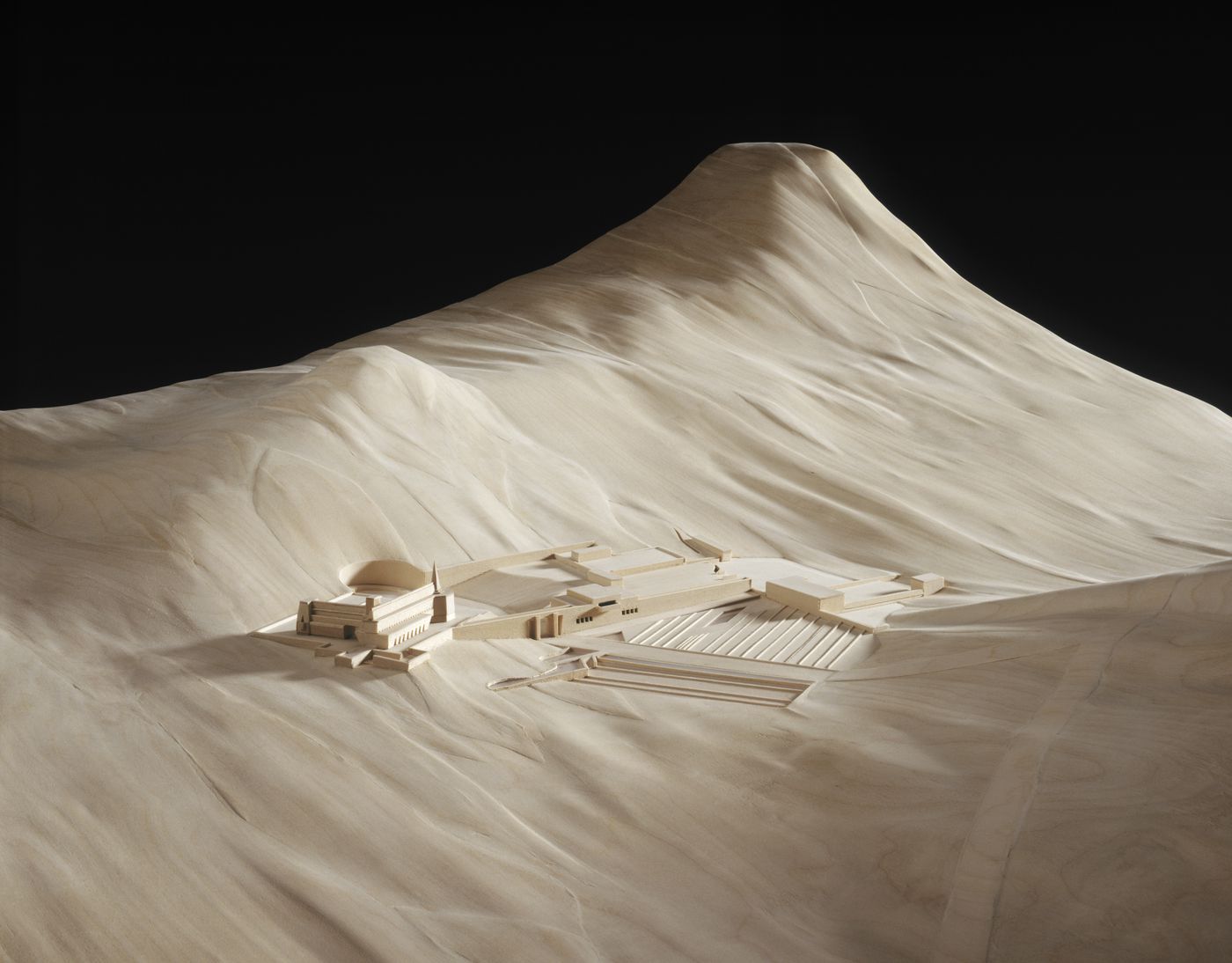 Hypothetical study model of A.M. Johnson Desert Compound, Grapevine Canyon, California