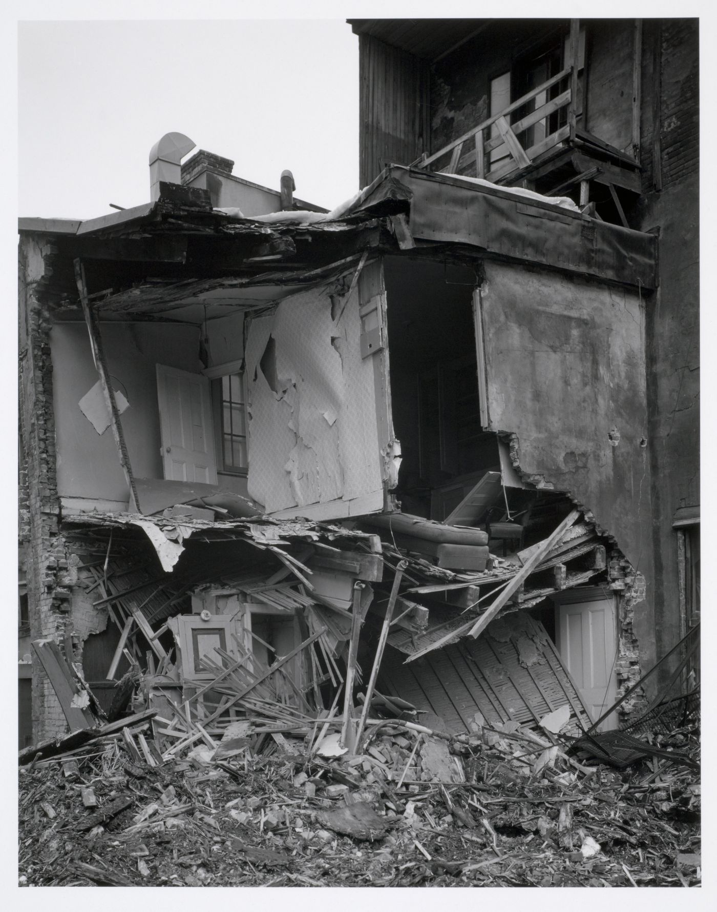 Milton Park Project: Demolition, 3400s Park Avenue (rear), Montréal, Québec