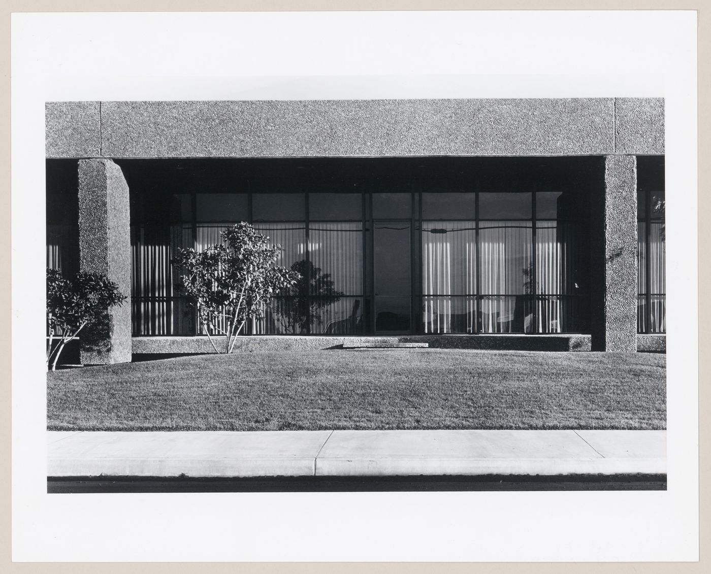 View of the north wall of General Offices, RB Furniture, 2323 South East Main Street, Santa Ana, California, United States, from the series “The new Industrial Parks near Irvine, California”