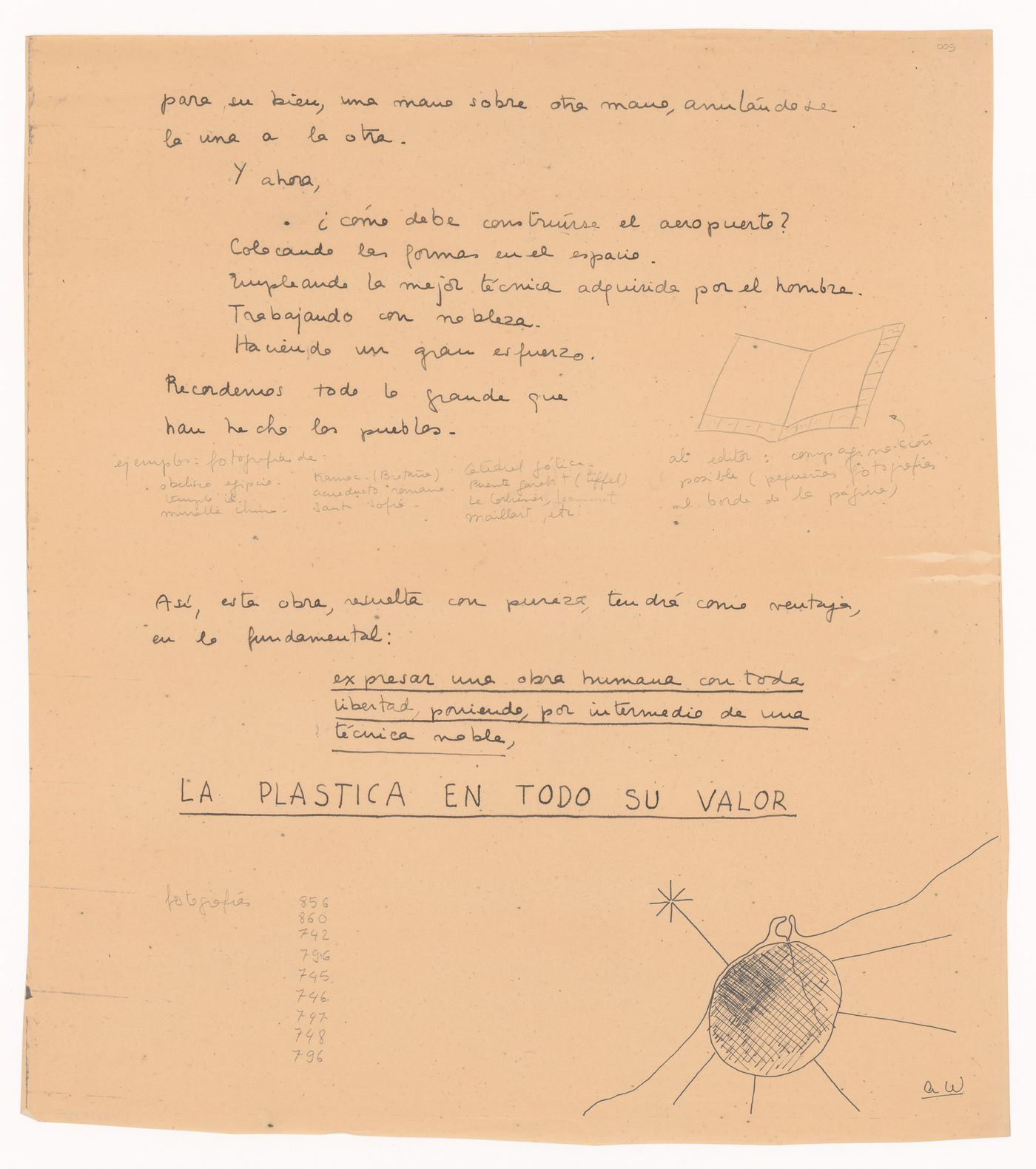 Study notes for Aeropuerto, Buenos Aires, Argentina