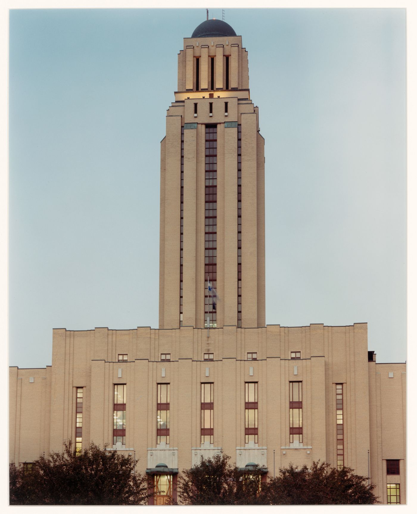 The tower, main pavilion, Université de Montréal (early evening), Montréal, Québec