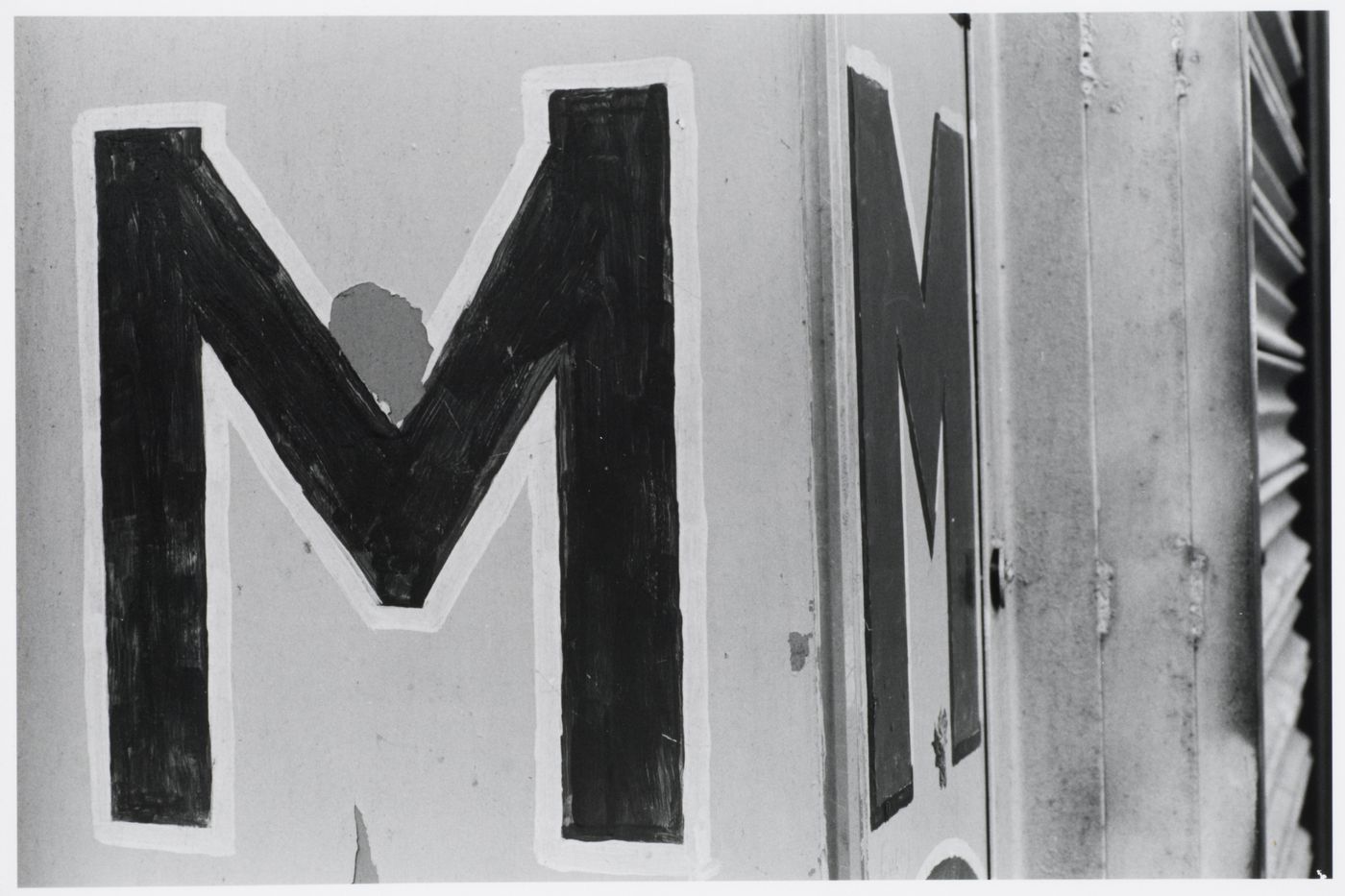 The letter M, from "Letters from People"