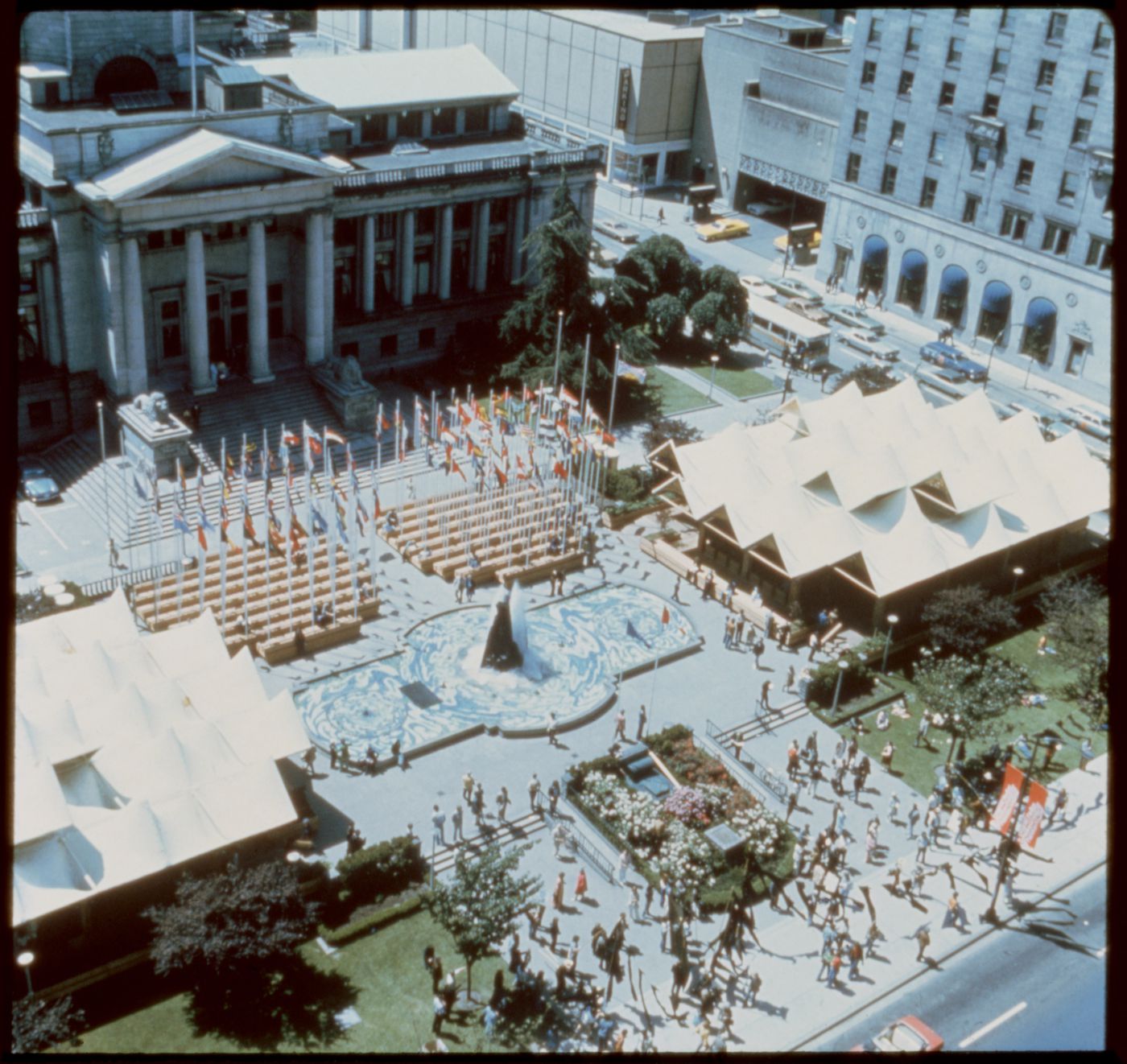 Aerial view of Habitat Pavilion, Vancouver