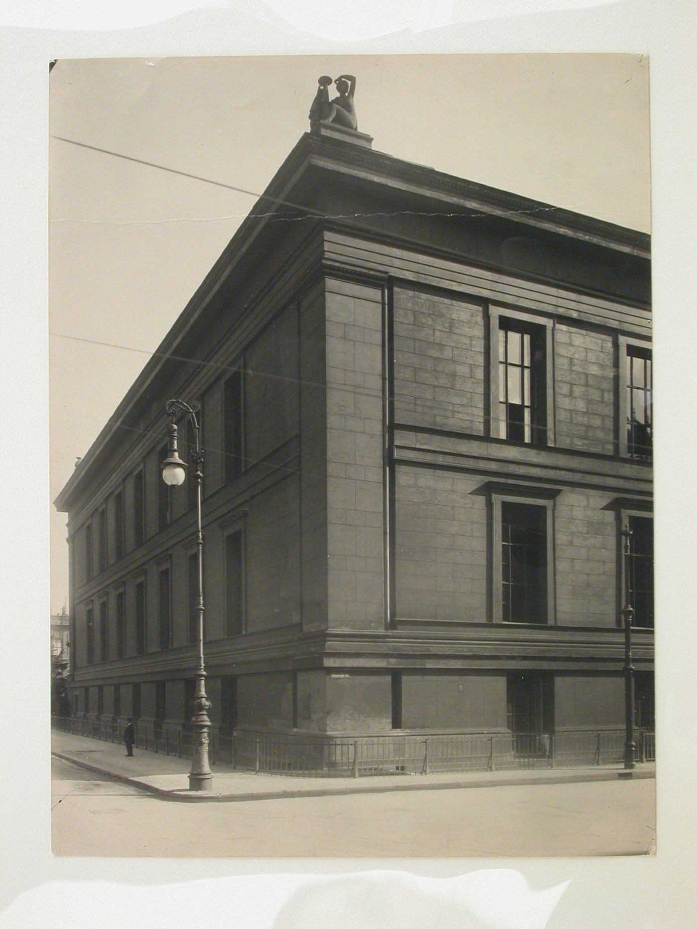 Partial view of the Altes Museum showing the northwest corner, Museumstraße, Berlin, Germany