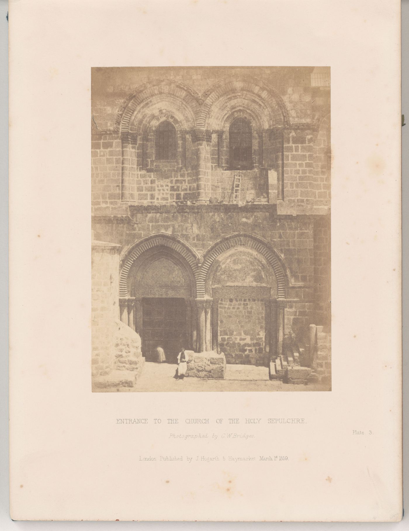 Entrance to the Church of the Holy Sepulchre