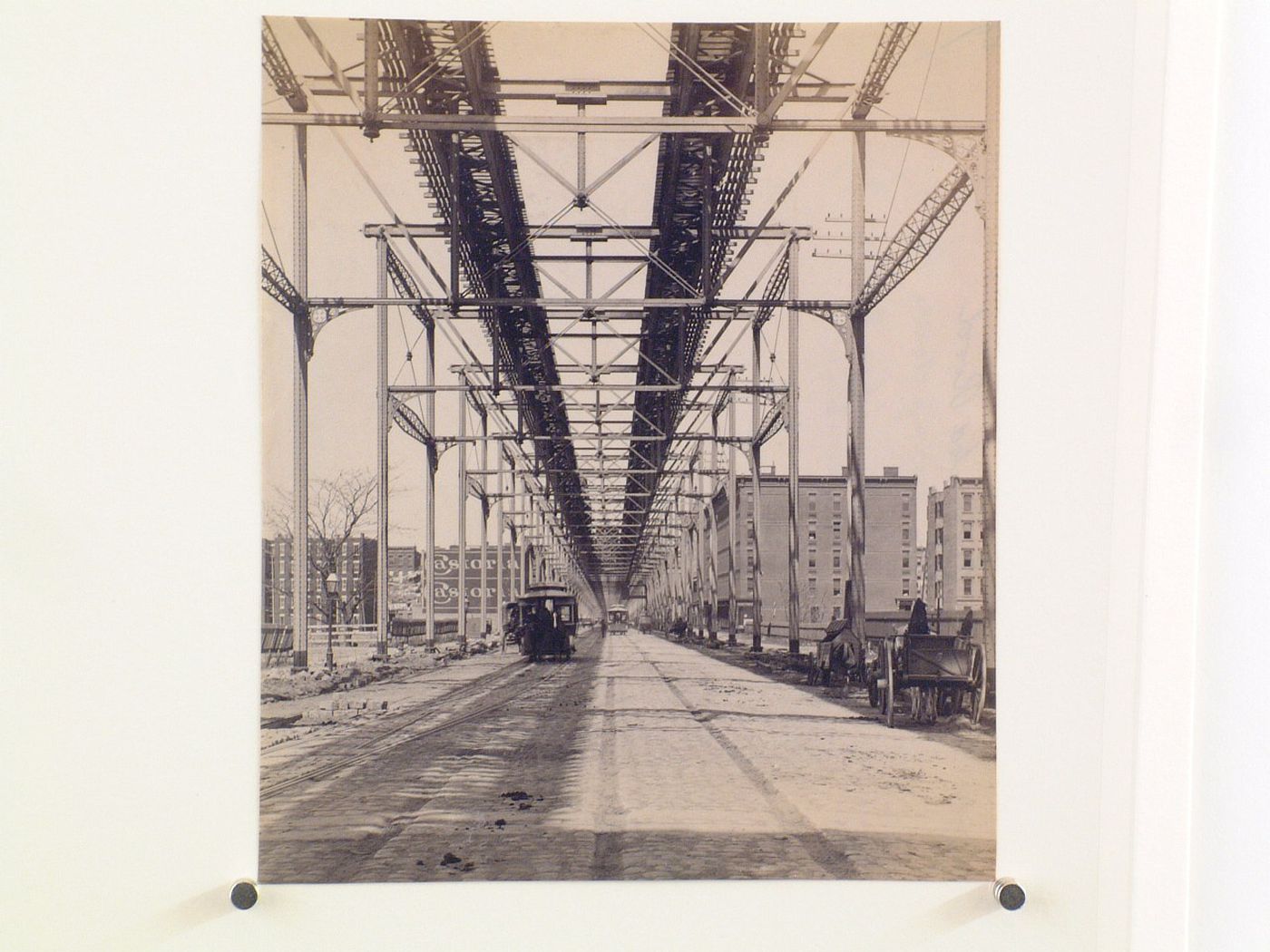 Elevated road on 8th Avenue above 110th Street, New York City, New York