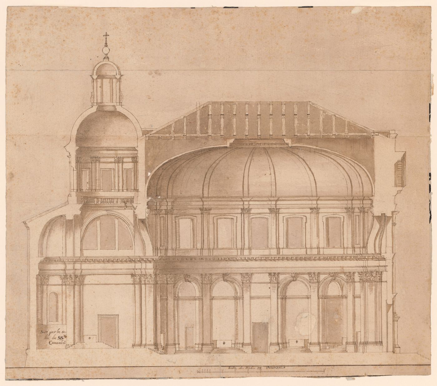 Design for the reconstruction of the Duomo at Este