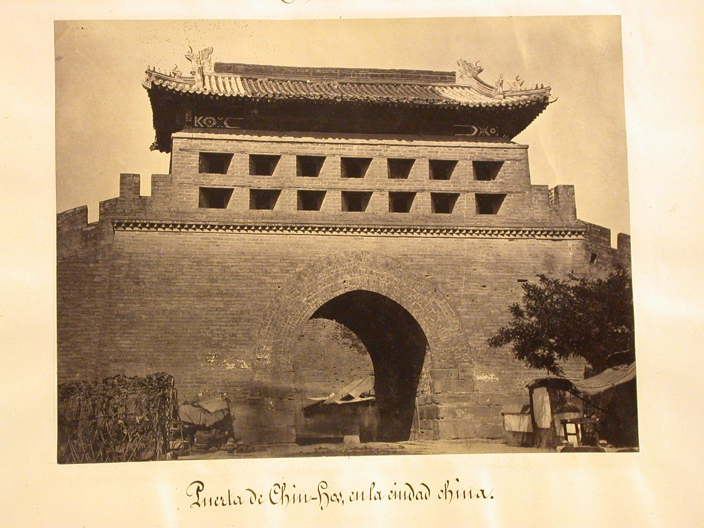 View of the Gate of Eternal Stability [Yongding Men] or the Right Gate of Peace [You'an Men], Peking (now Beijing), China