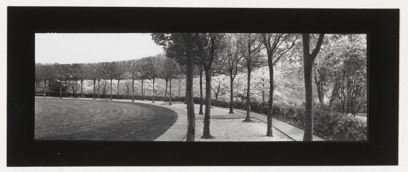 View of the Ellipse, Dumbarton Oaks, 1703 32nd Street North West, Washington, D.C.