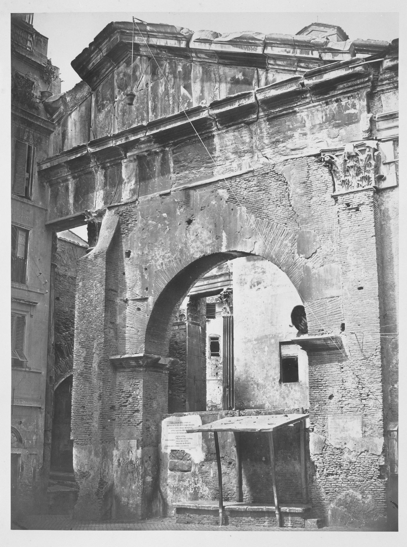 Fish Market in ghetto, Foro Piscium [?], Rome, Italy