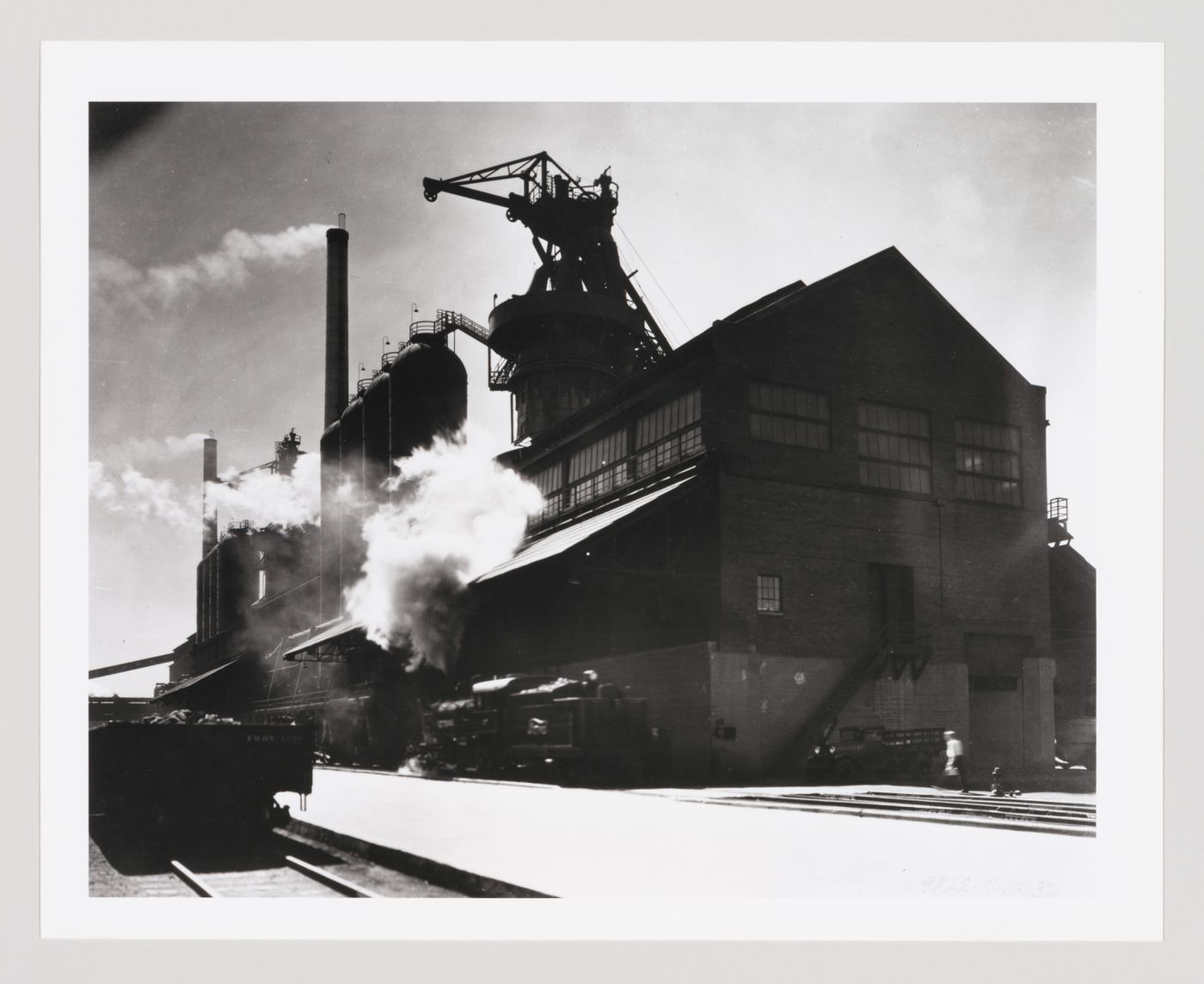 View of the Blast Furnaces, Rouge River Plant, Ford Motor Company, Dearborn, Michigan