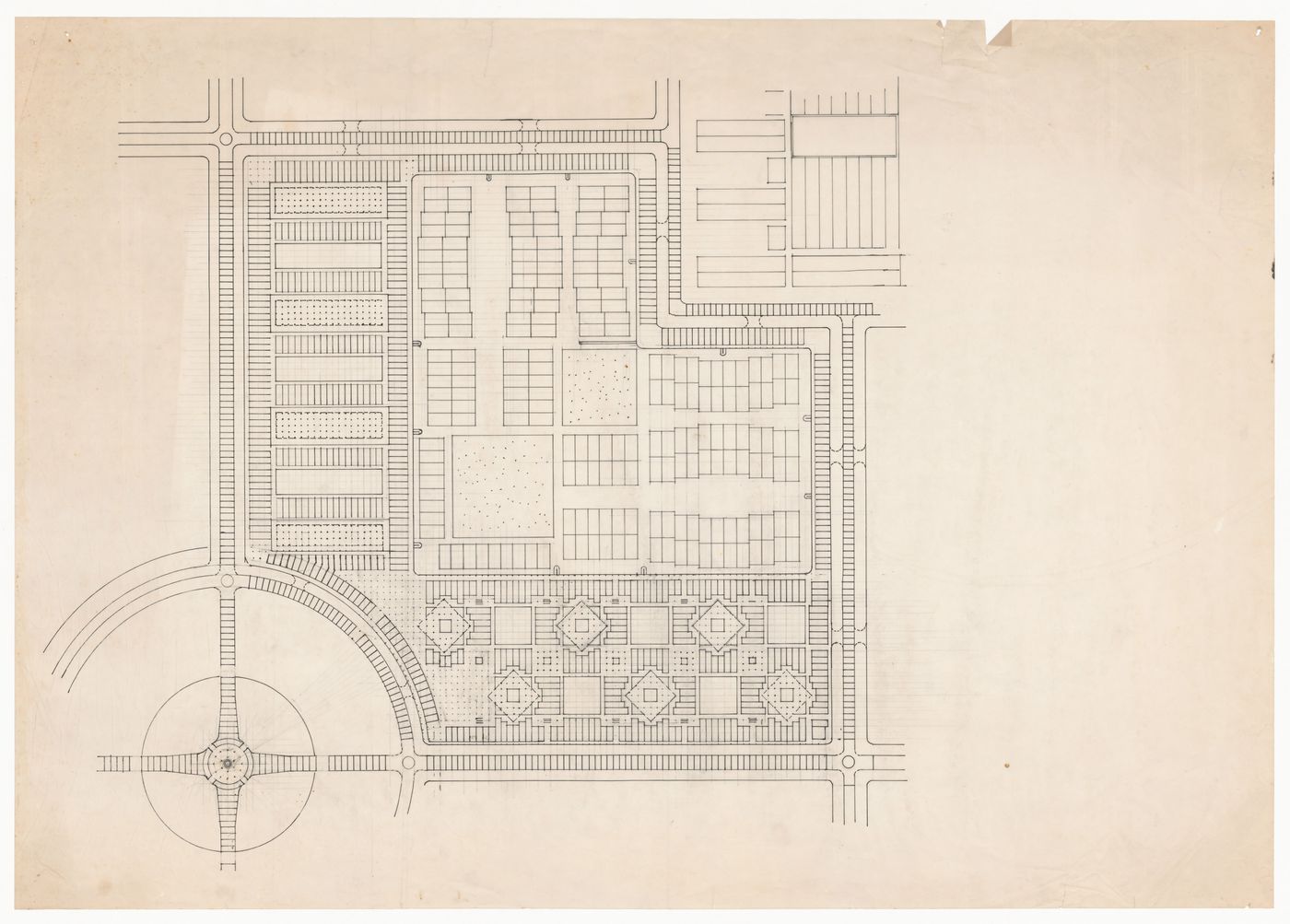 Plan for Linear city, Chandigarh, India