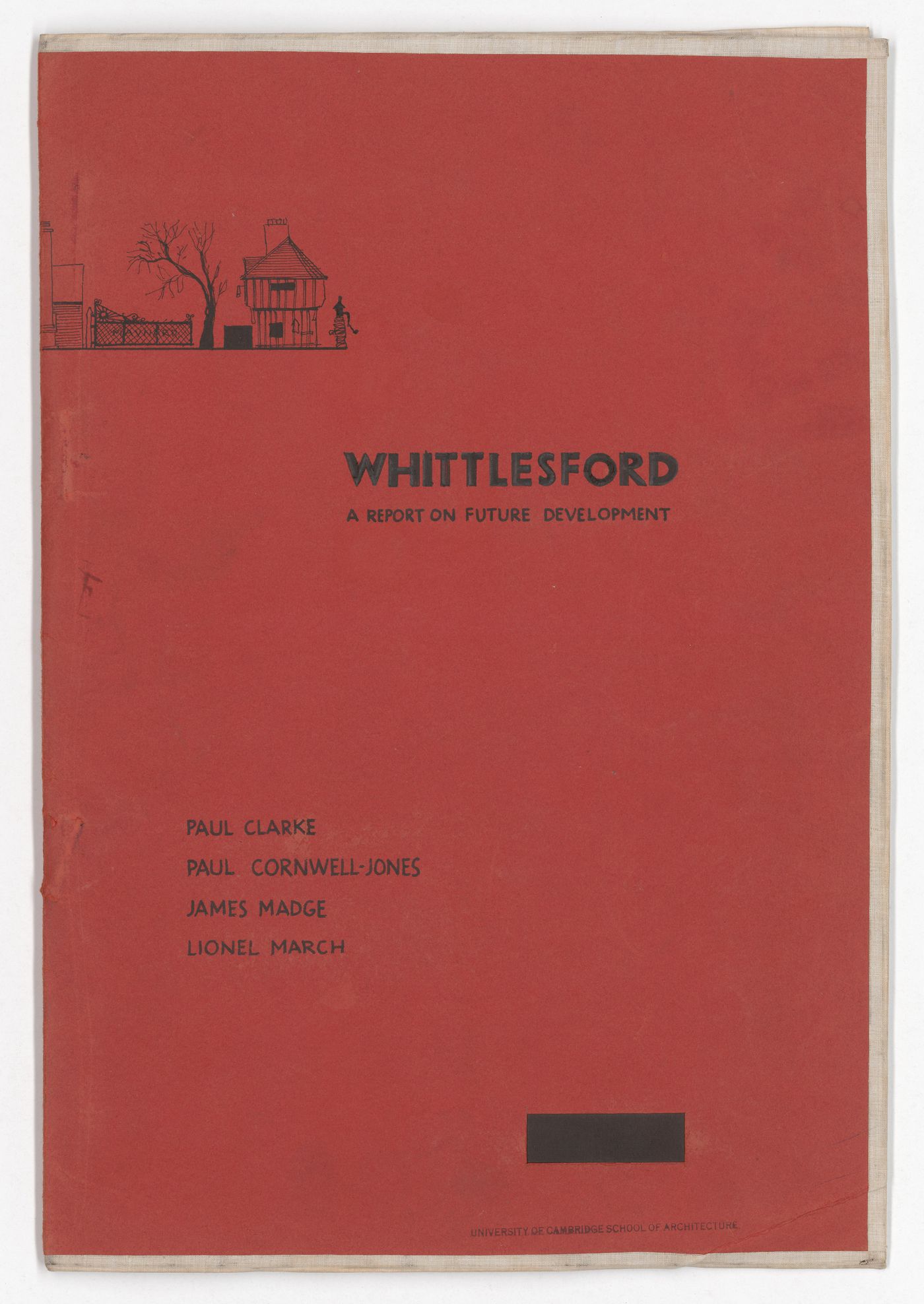 Whittlesford report for The Shape of Cambridge: A Plan, Cambridge University, England