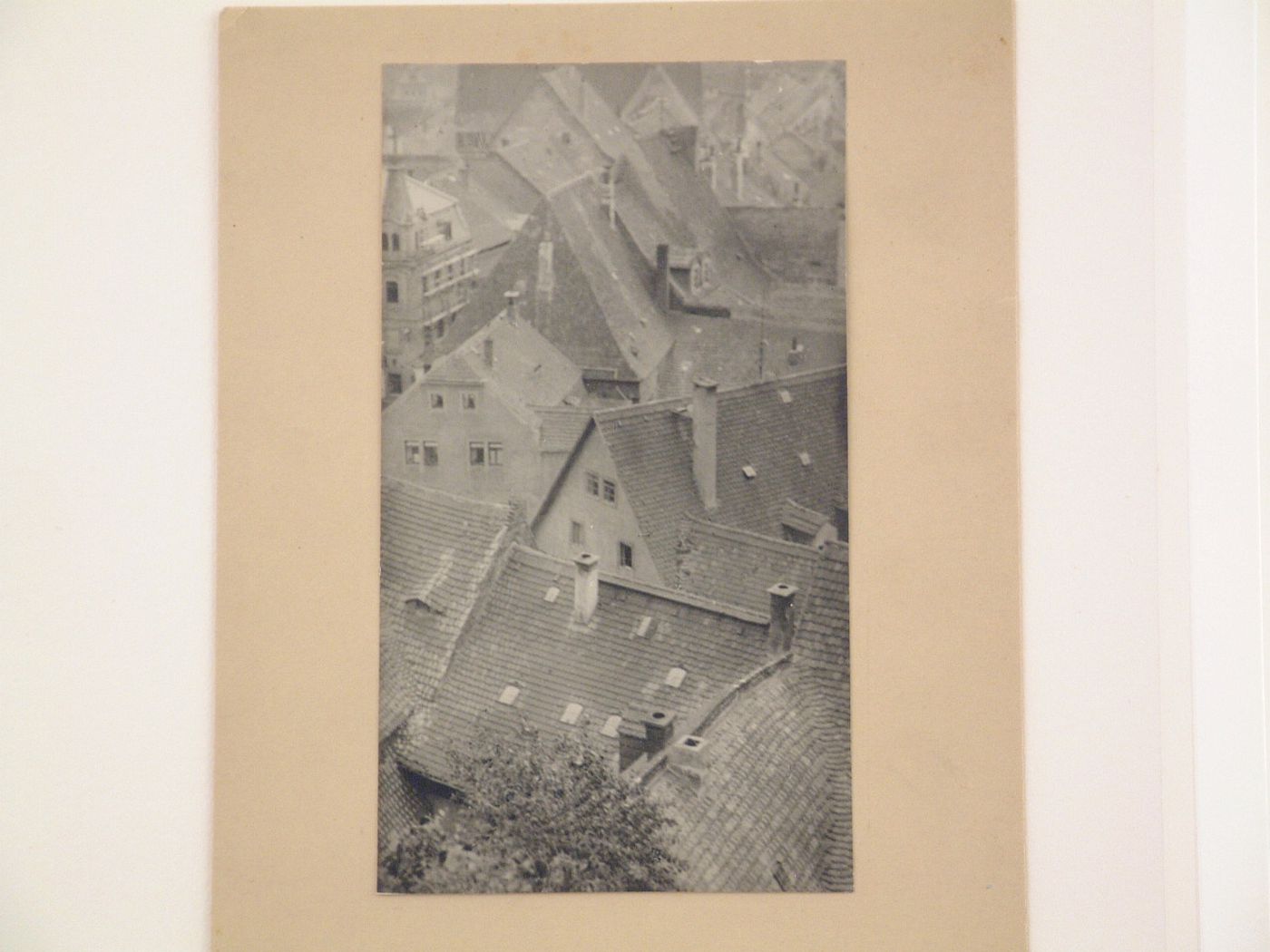 Rooftops of residential houses, Meissen, East Germany