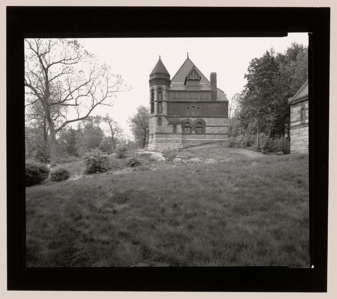 View of the Oakes Ames Memorial Hall, North Easton, Massachusetts