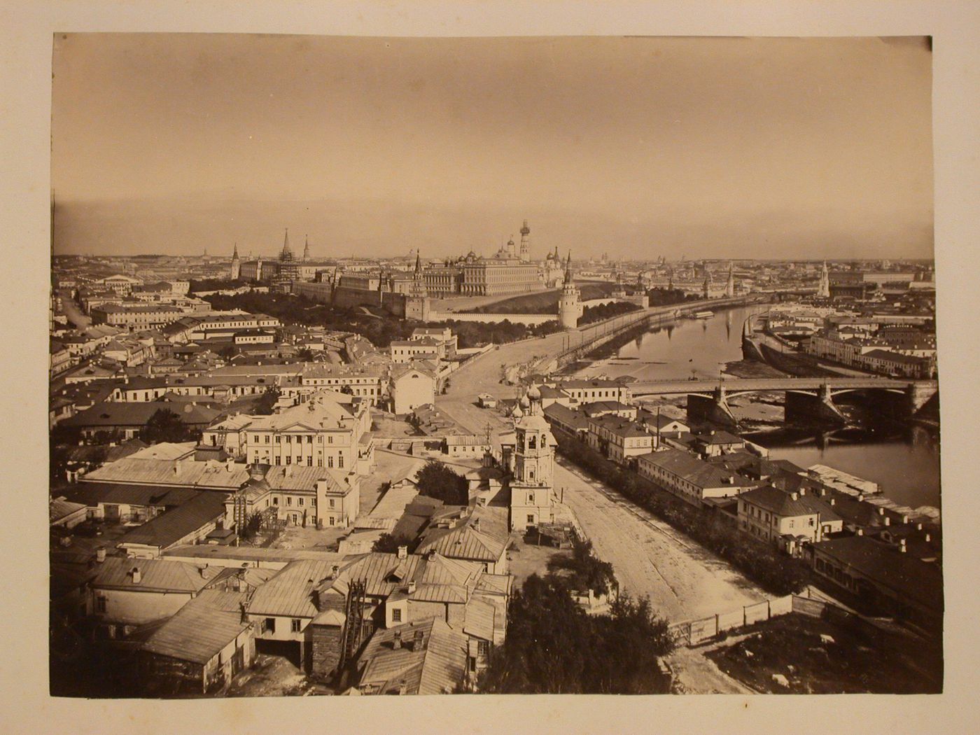 View of Moscow with the Kremlin in the background