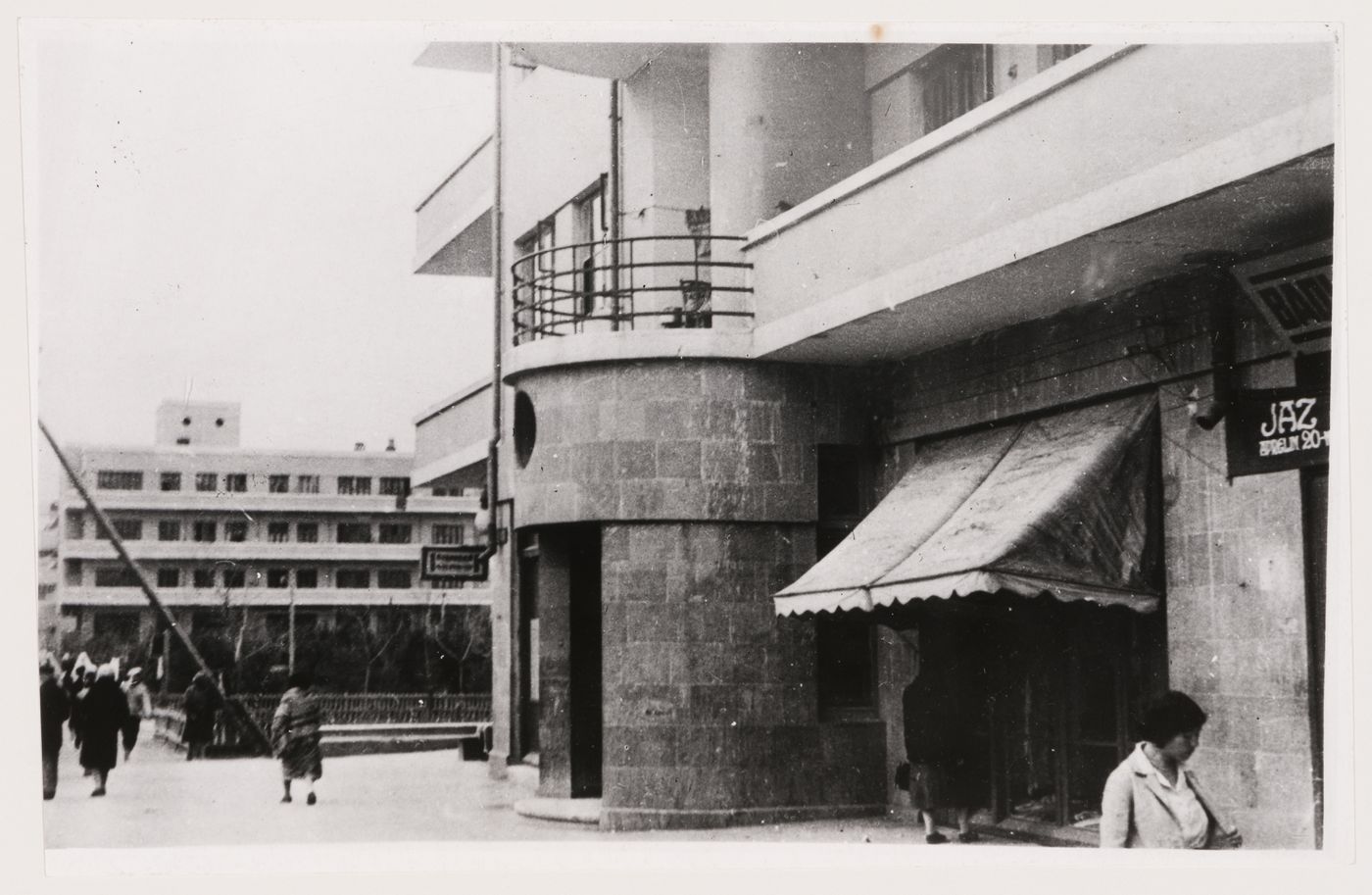 View of dormitories, Armenikend (Shaumian) settlement, Baku, Soviet Union (now in Azerbaijan)