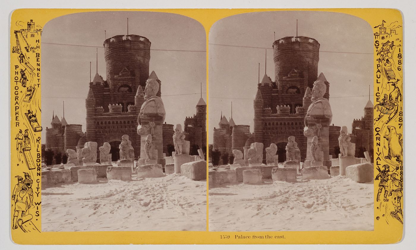 1559. Palace from the east St. Paul Ice Carnival, 1886, 1887, 1888